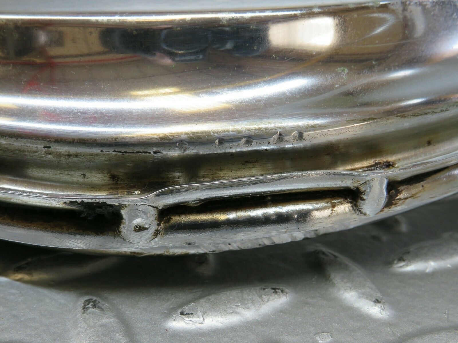23244 Mercedes-Benz W116 350SE Rear Left Upper Bumper Corner