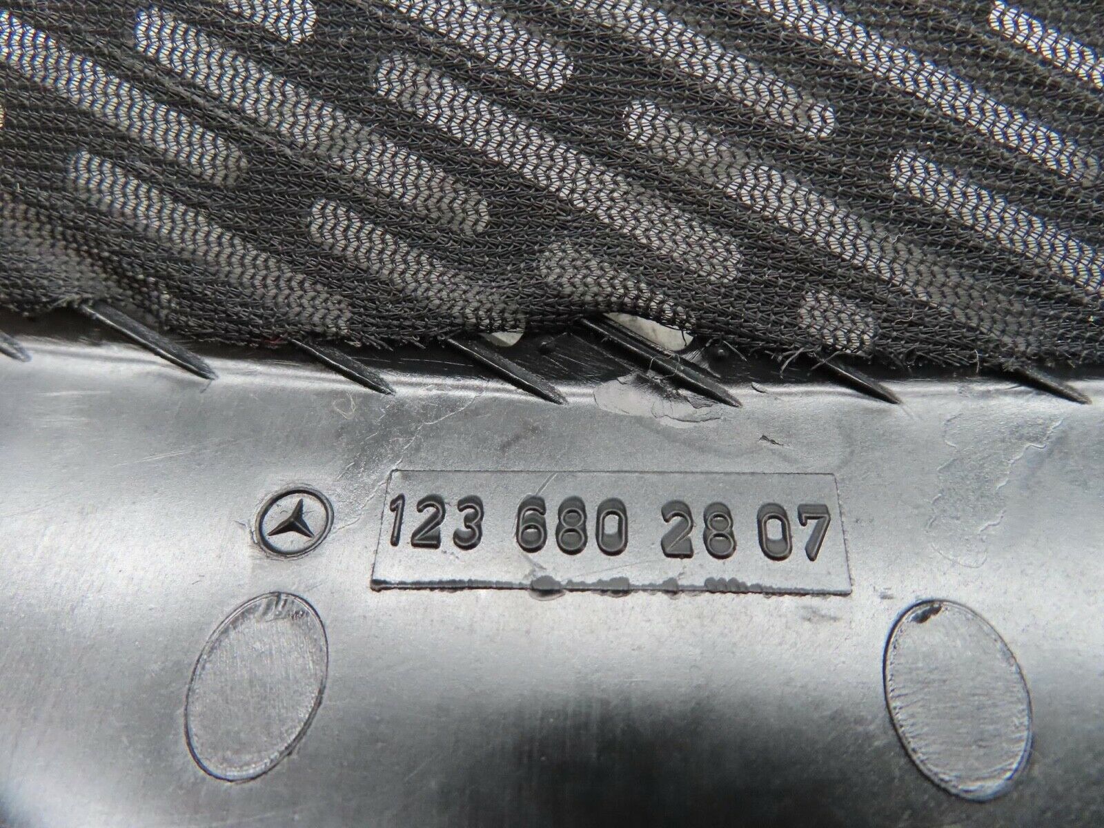 15840 Mercedes-Benz W123 280E Front Right Speaker Cover 1236802807