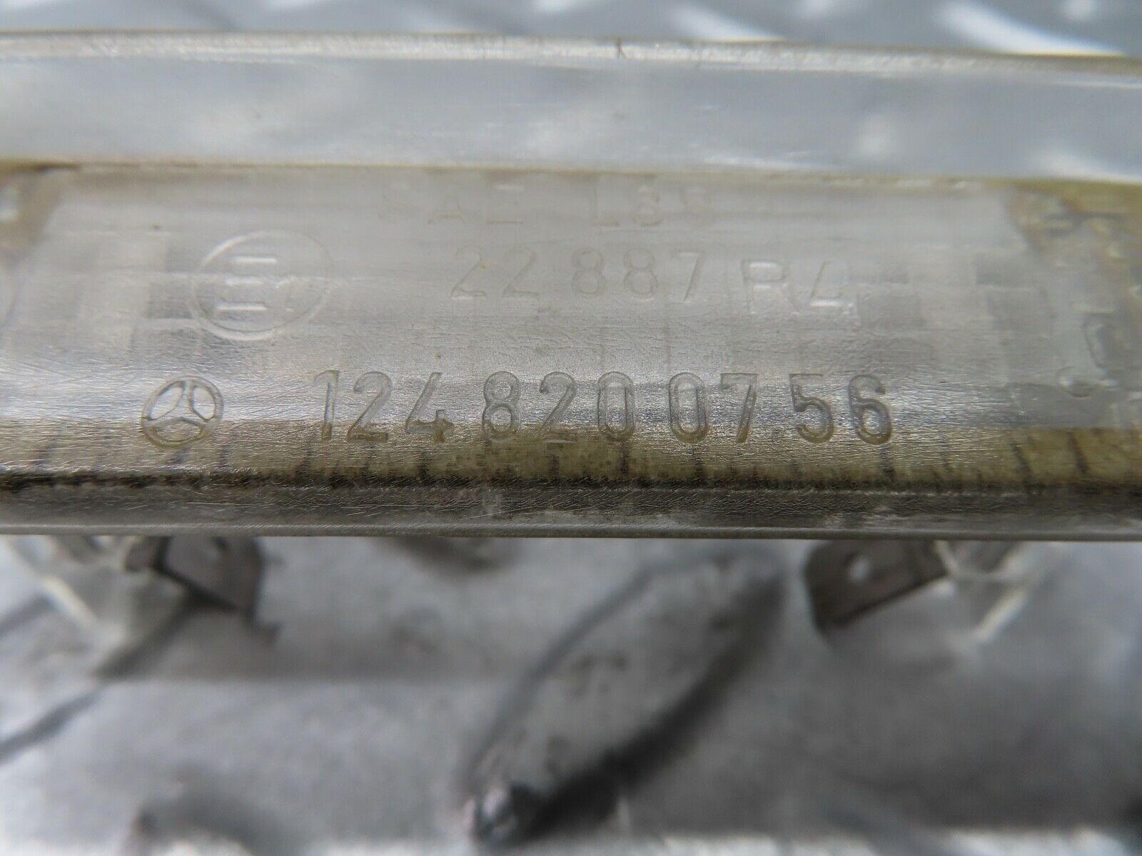 20131 Mercedes-Benz R129 300SL Coupe number Plate Light Pair 1248200756