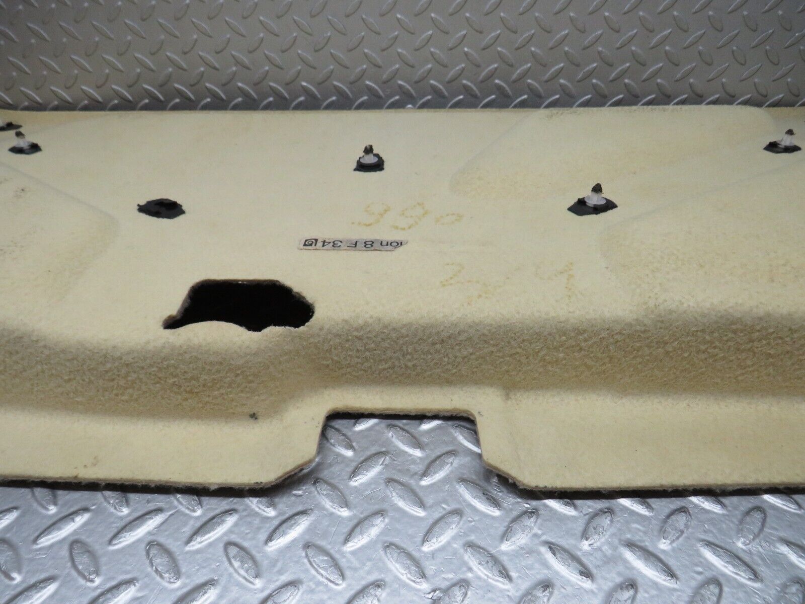 38287 Mercedes-Benz R129 280SL Coupe Interior Boot Lid Cover Panel Beige