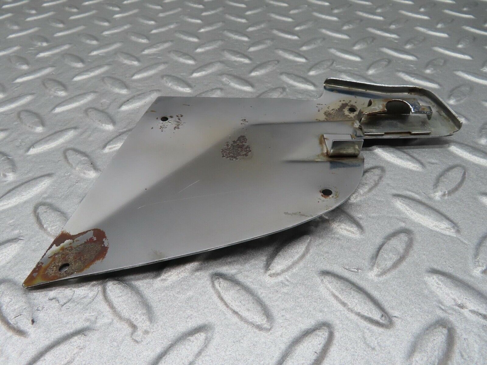 13974 Mercedes-Benz C107 280SLC B Pillar Chrome Cover Plate Right Side