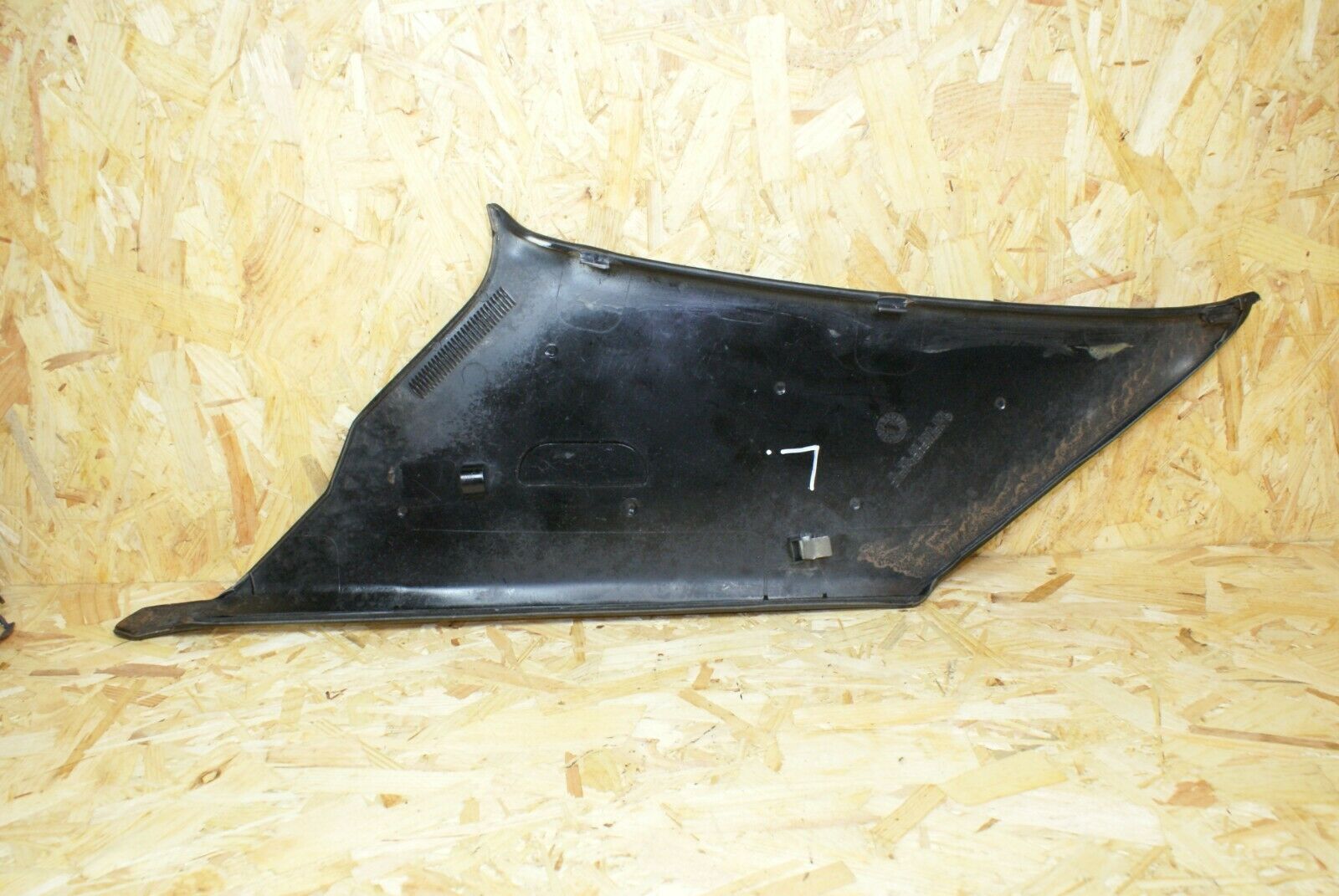 2217 Mercedes-Benz W123 280E C Pillar Cover Left Side Black 1236900325