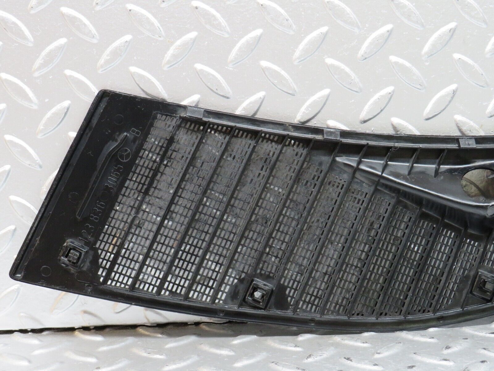 28241 Mercedes-Benz S123 240D Wagon Left Interior Chrome Latch Trim 1237230124