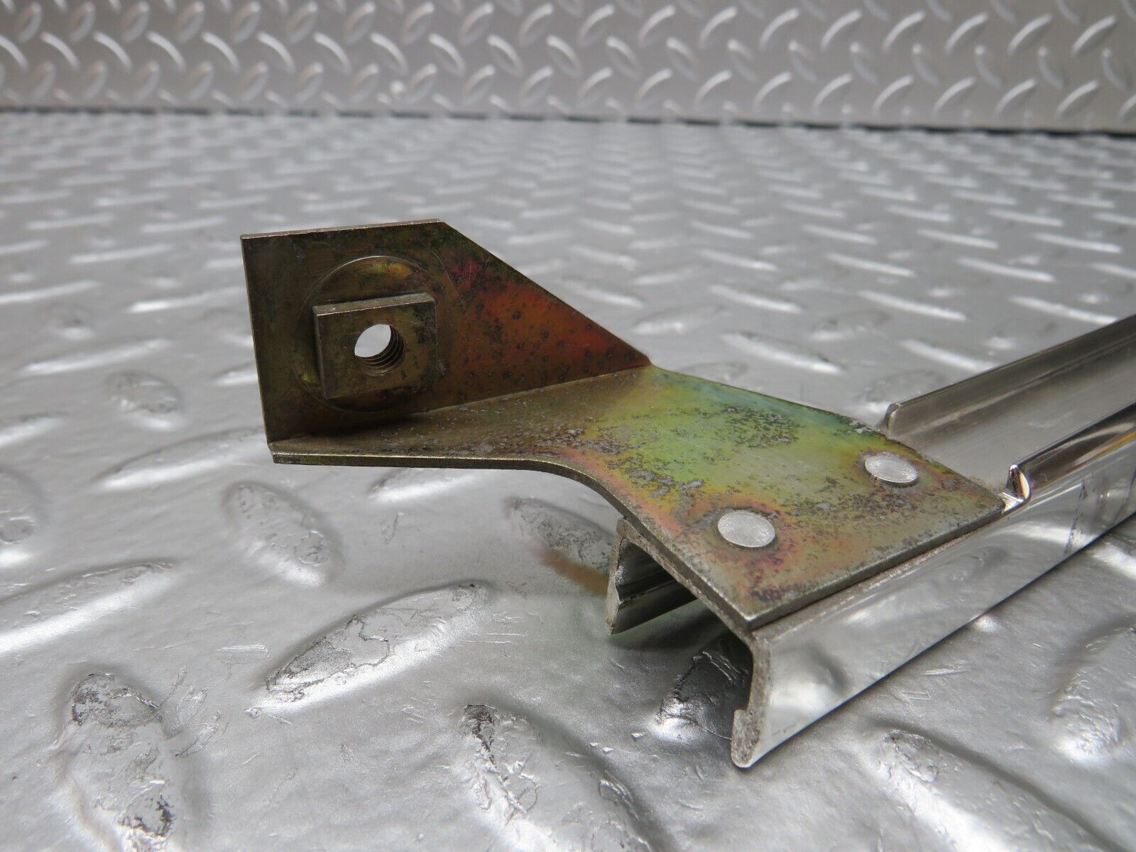 25590 Mercedes-Benz W123 200 Rear Right Chrome Window Channel