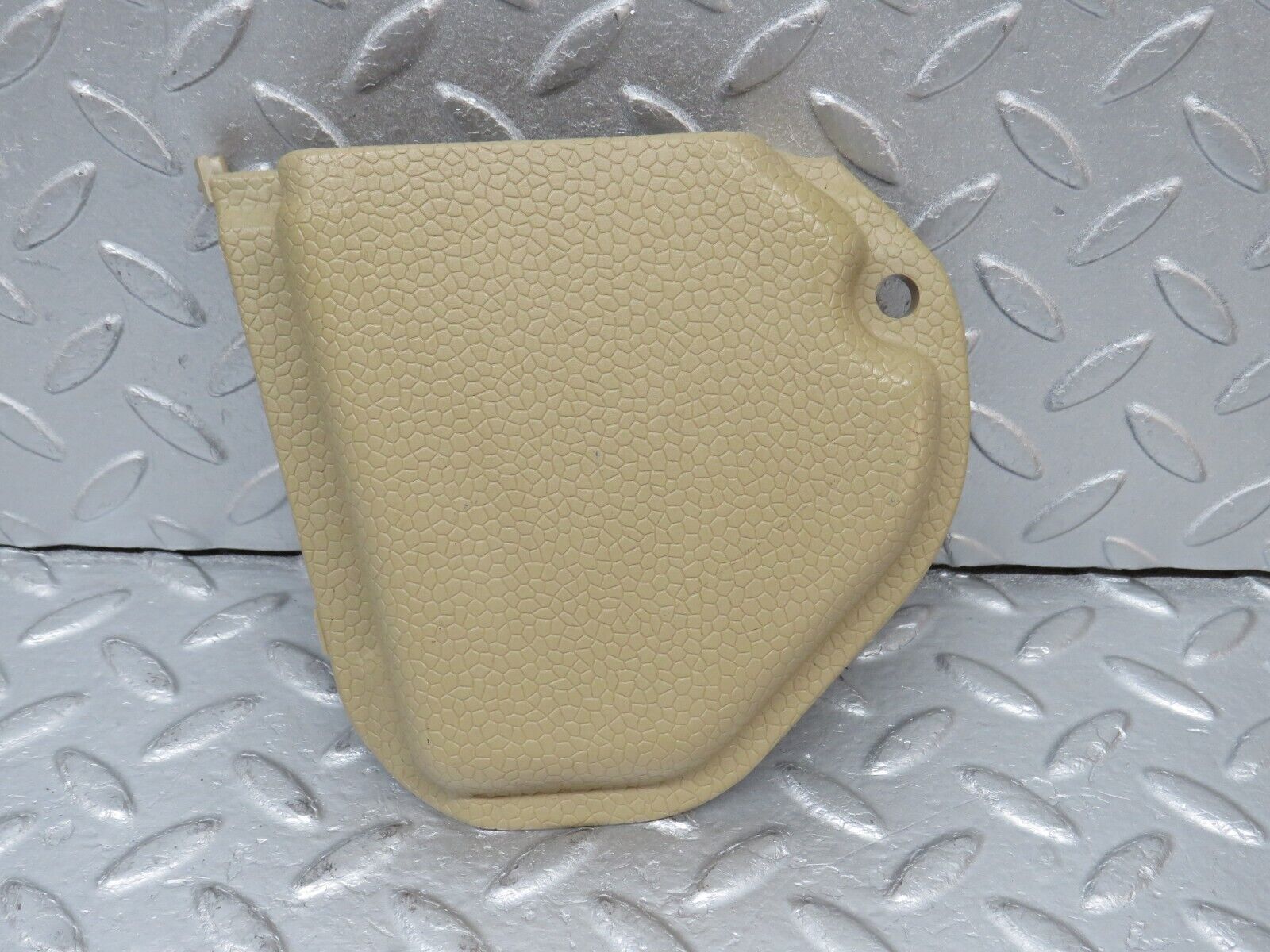 38267 Mercedes-Benz R129 280SL Coupe Trunk Lock Cover Cream 1296930027