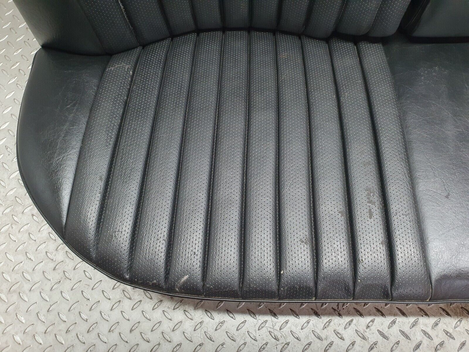 40811 Mercedes-Benz W123 300D Rear Seat Leather Black 1269201616