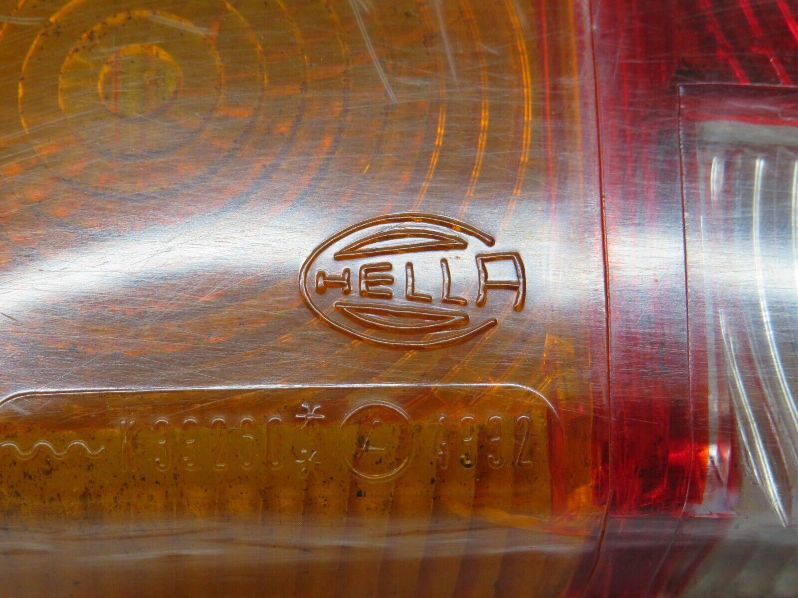 40296 Mercedes-Benz W110 230 Tail Light Lens Hella Right Side BS 2516 Gr1