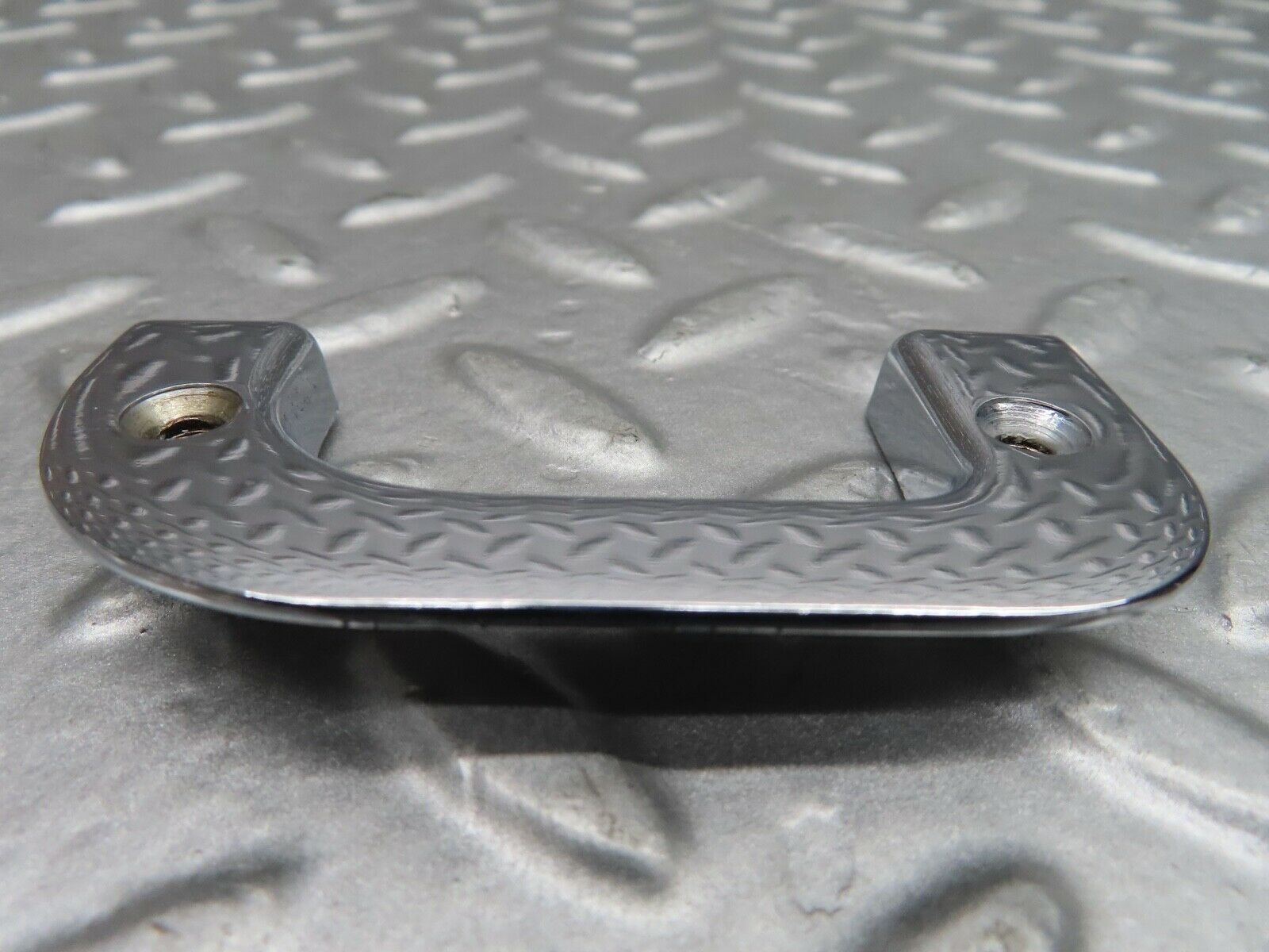 21082 Mercedes-Benz W123 230E Right Chrome Door Latch Trim 1237230224