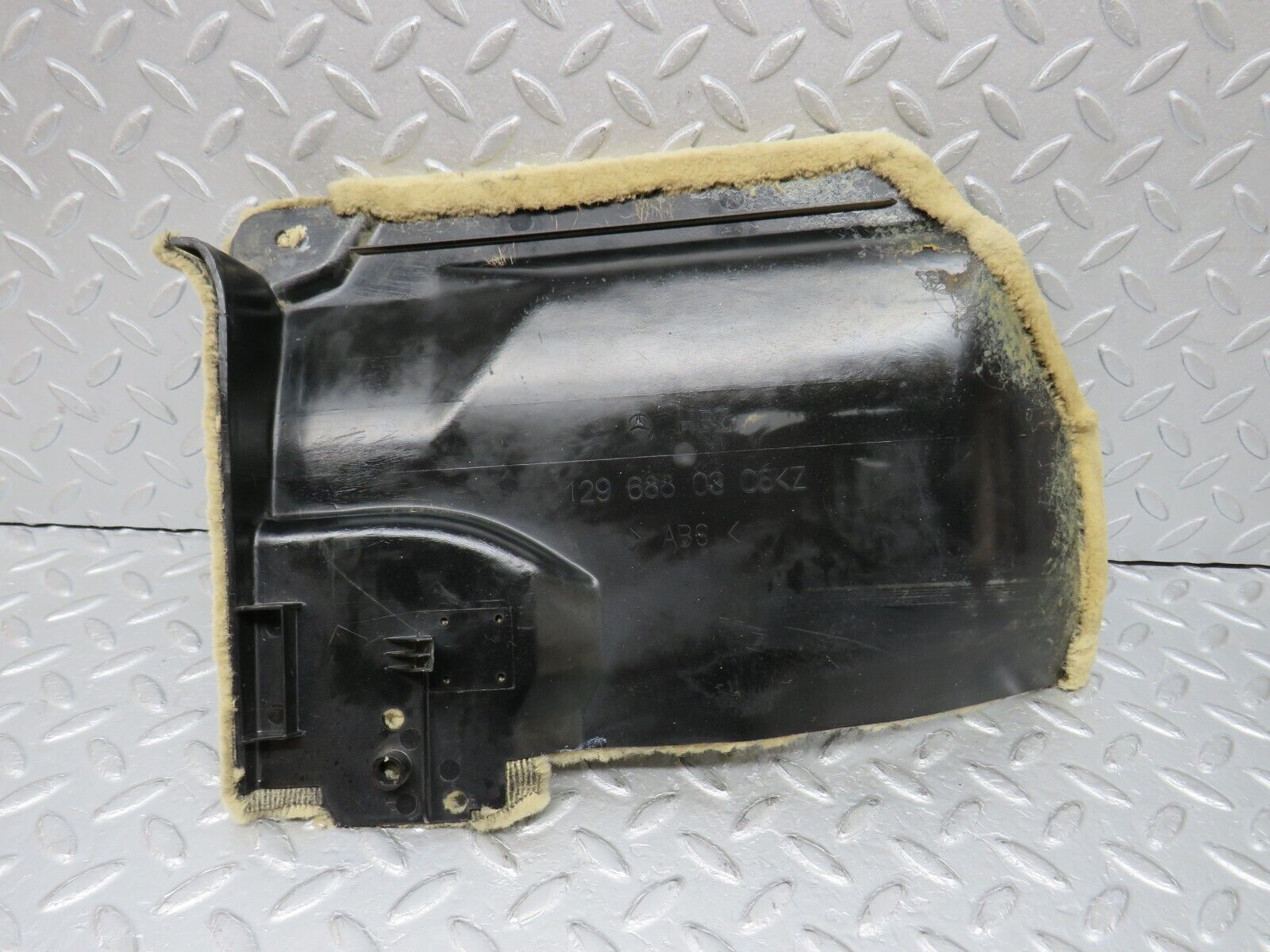 38378 Mercedes-Benz R129 280SL Coupe Kick Panel Left Side Beige 1296880306