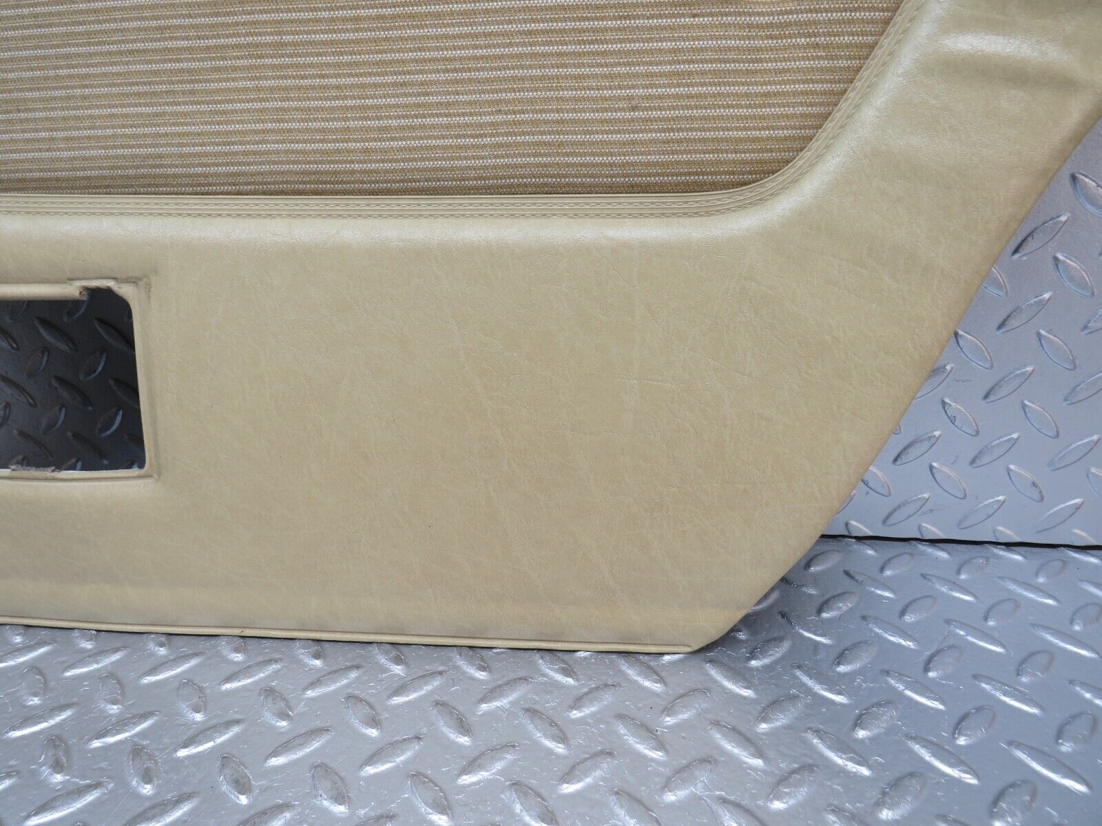 0612 Mercedes-Benz W123 230E Rear Right Door Card Panel Beige