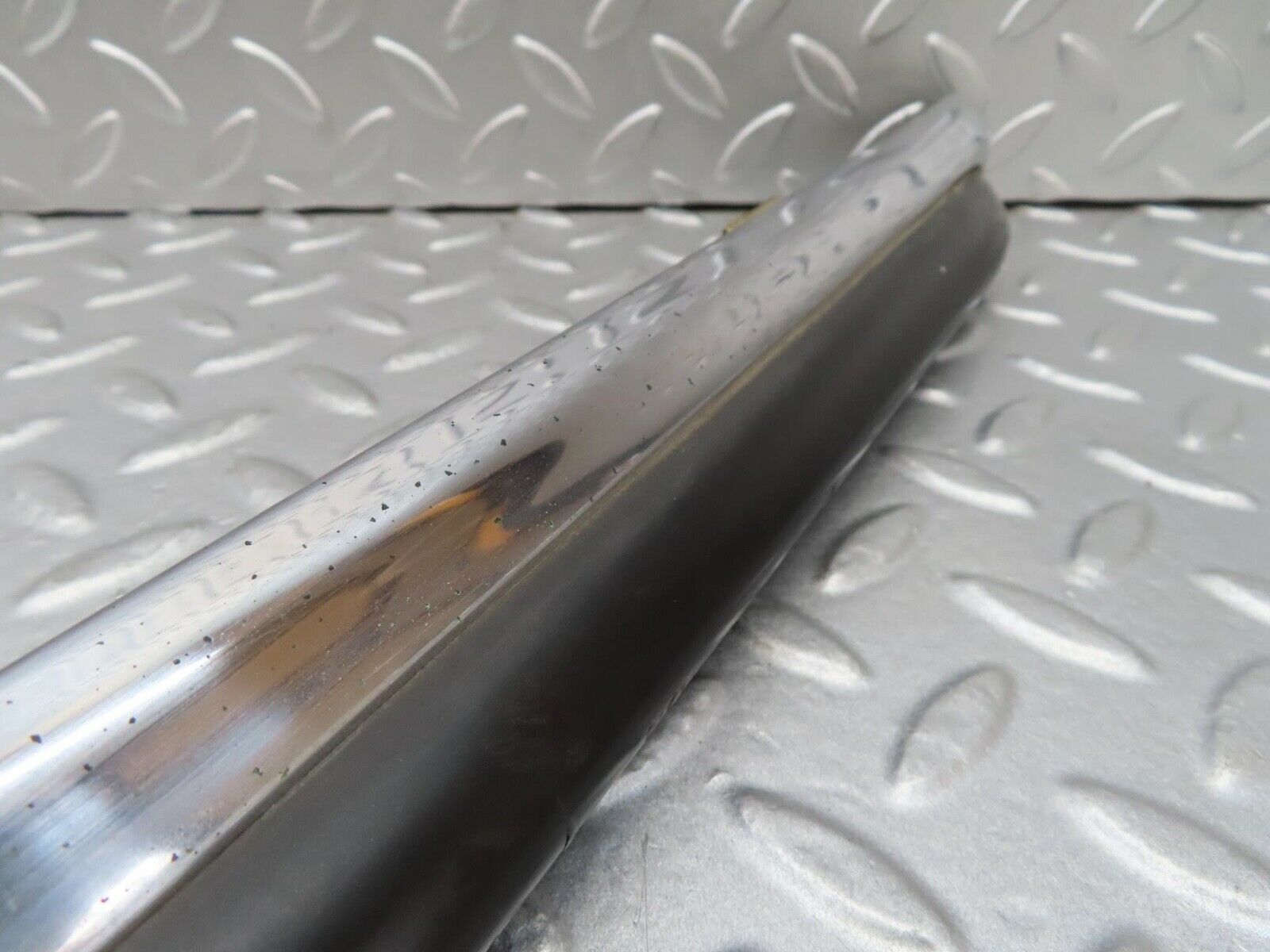 14312 Mercedes-Benz W116 350SE Rear Right Upper Bumper Chrome 1168800871