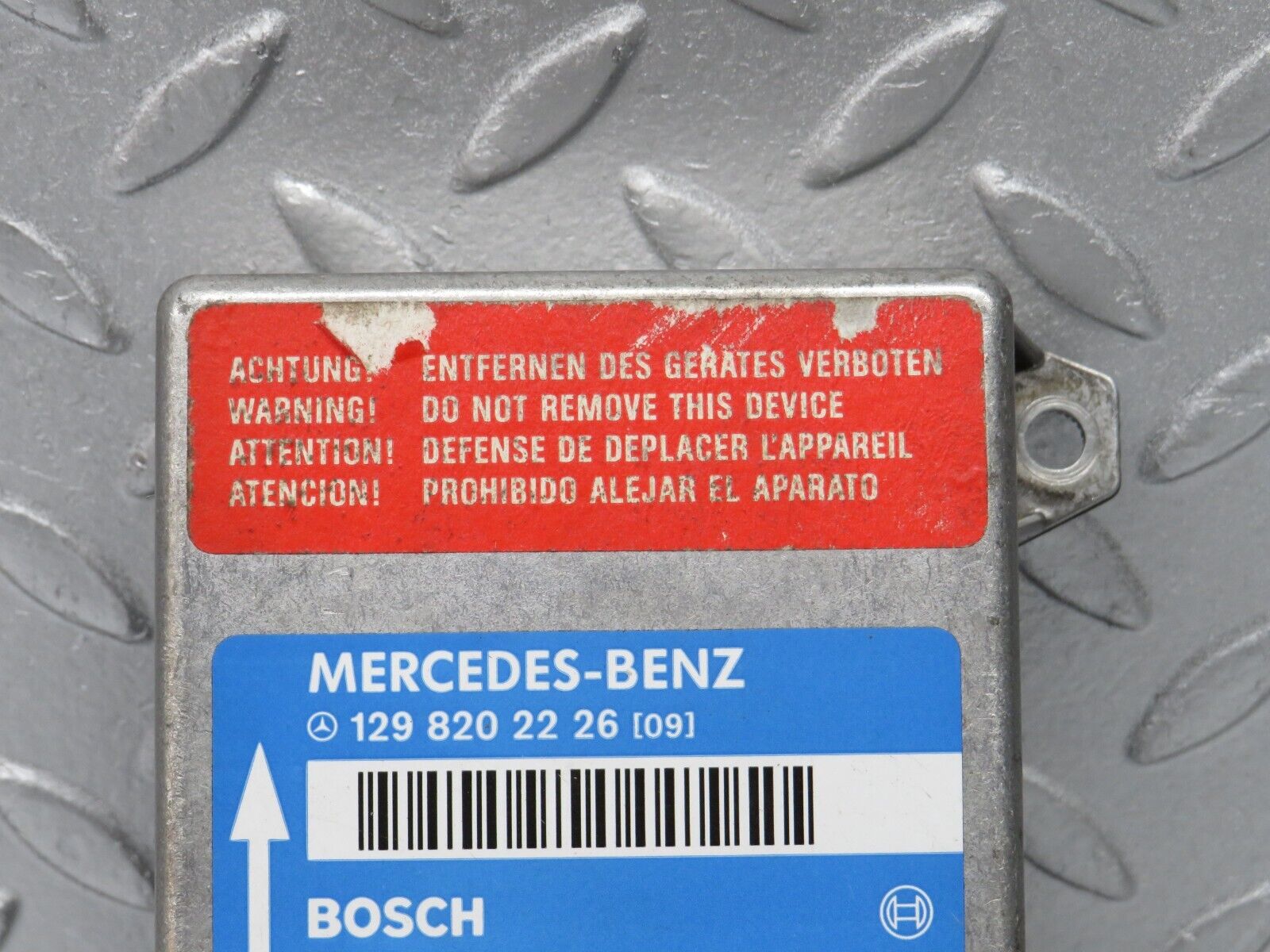 38385 Mercedes-Benz R129 280SL Coupe Roll Bar Control Module 1298202226 0285001070