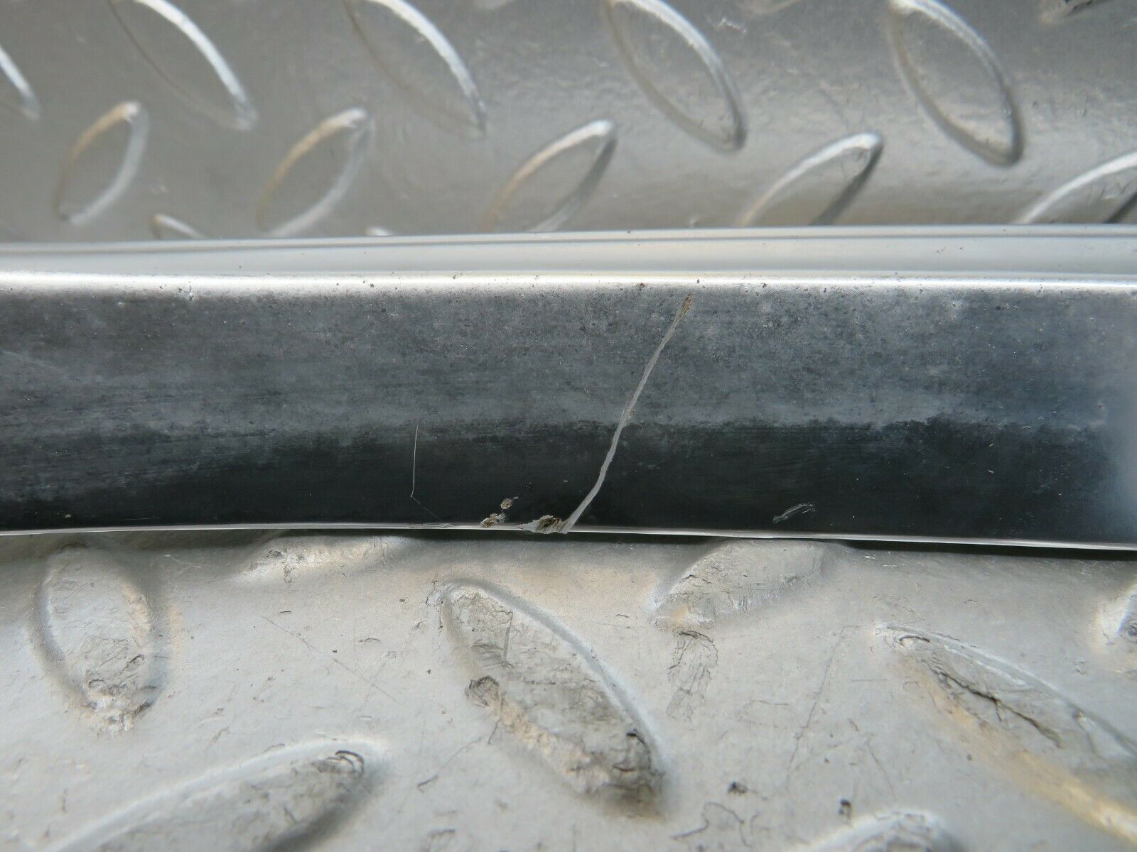 23369 Mercedes-Benz W116 350SE C Pillar Chrome Moulding Trim Left Side