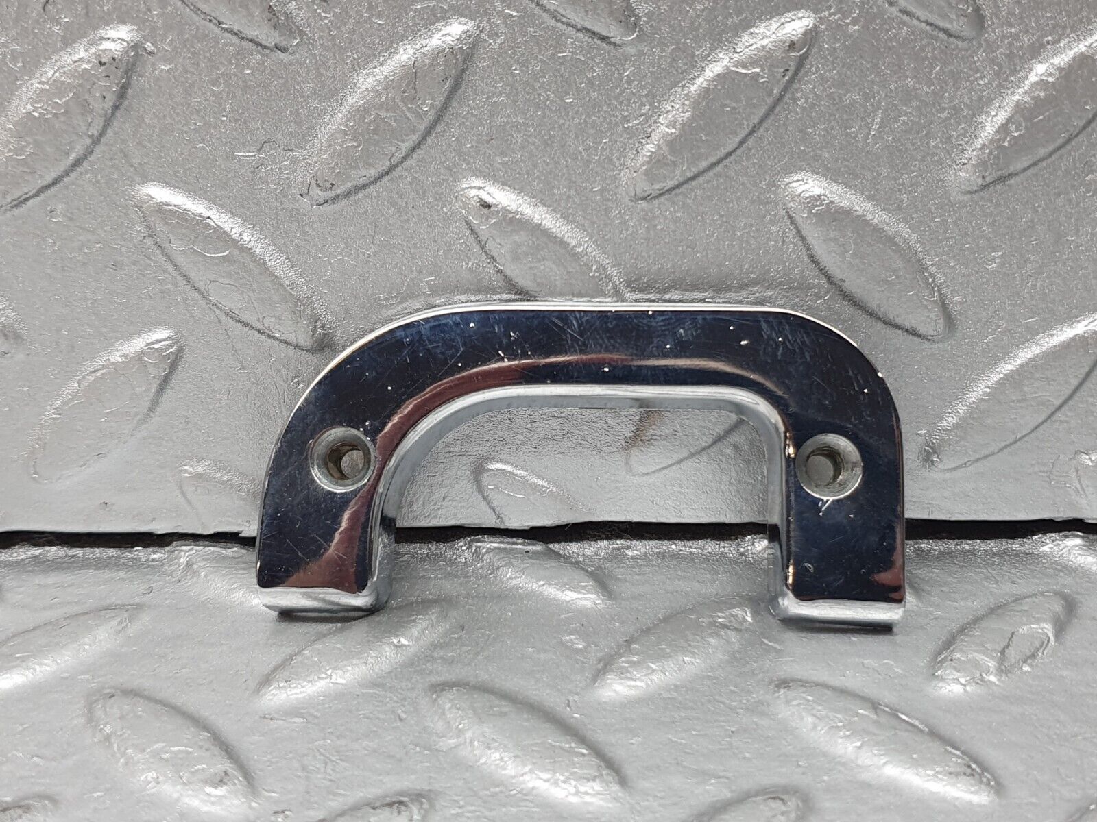 40764 Mercedes-Benz W123 300D Interior Chrome Door Latch Trim Left 1237230124