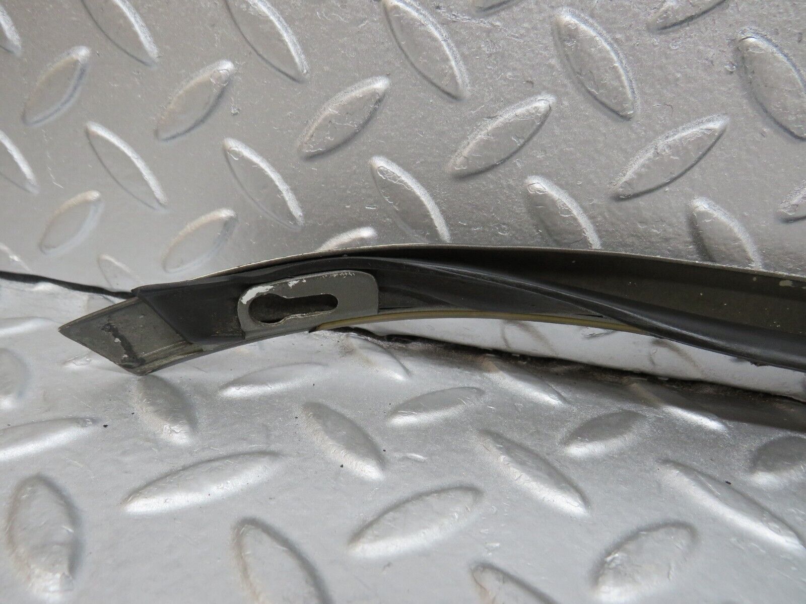 36058 Mercedes-Benz W126 420SE A Pillar Exterior Trim Left Side 1266981598