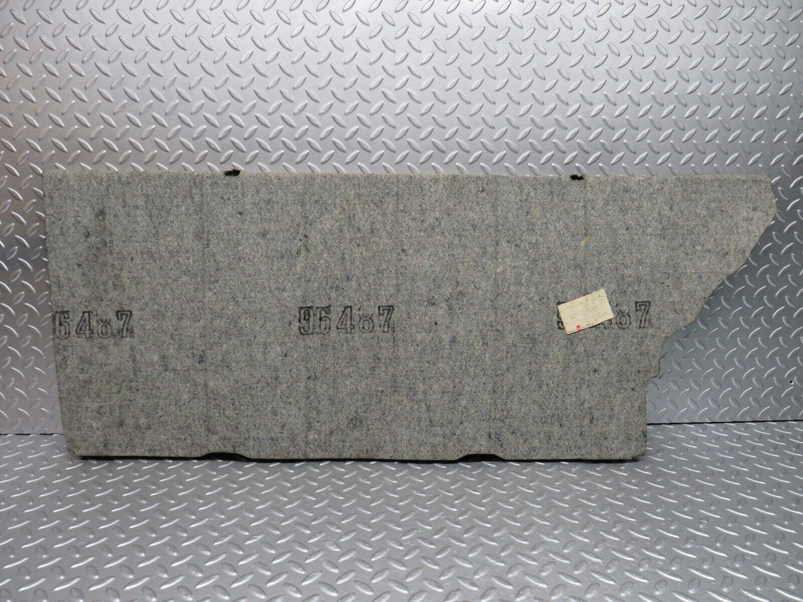 29224 Mercedes-Benz W124 230E Fuel Tank Cover Plate Carpet 1246940325