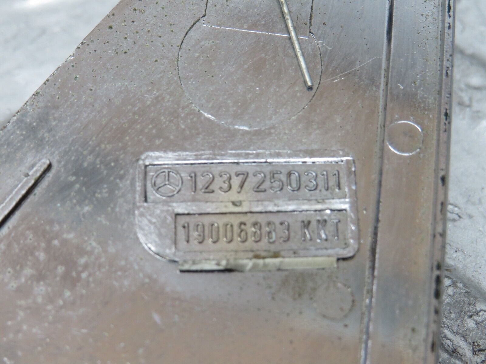 28834 Mercedes-Benz W123 230E Mirror Triangle Cover Left Side 1237250311