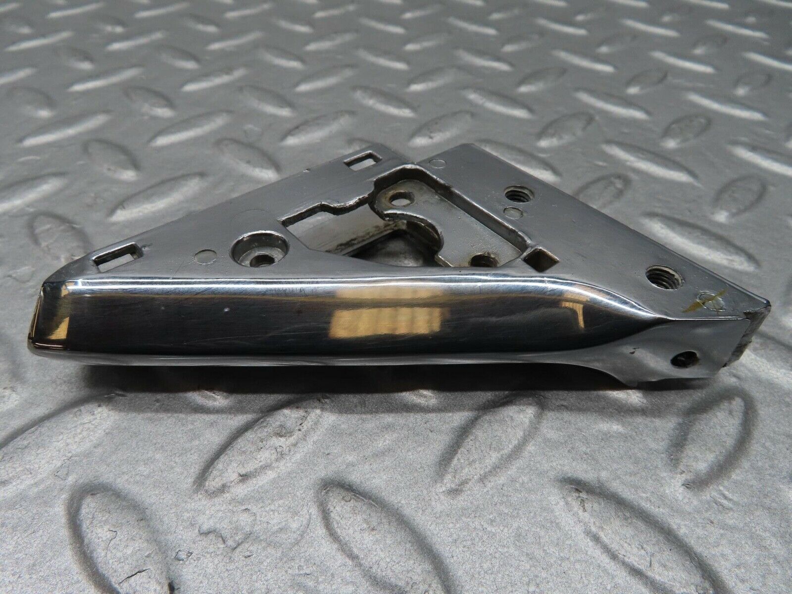 14068 Mercedes-Benz C107 280SLC Right Wing Mirror Triangle Chrome Bracket