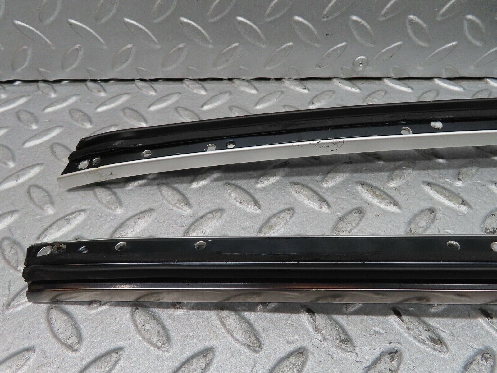 17207 Mercedes-Benz R129 300SL Coupe A Pillar Chrome Trim Cover Pair