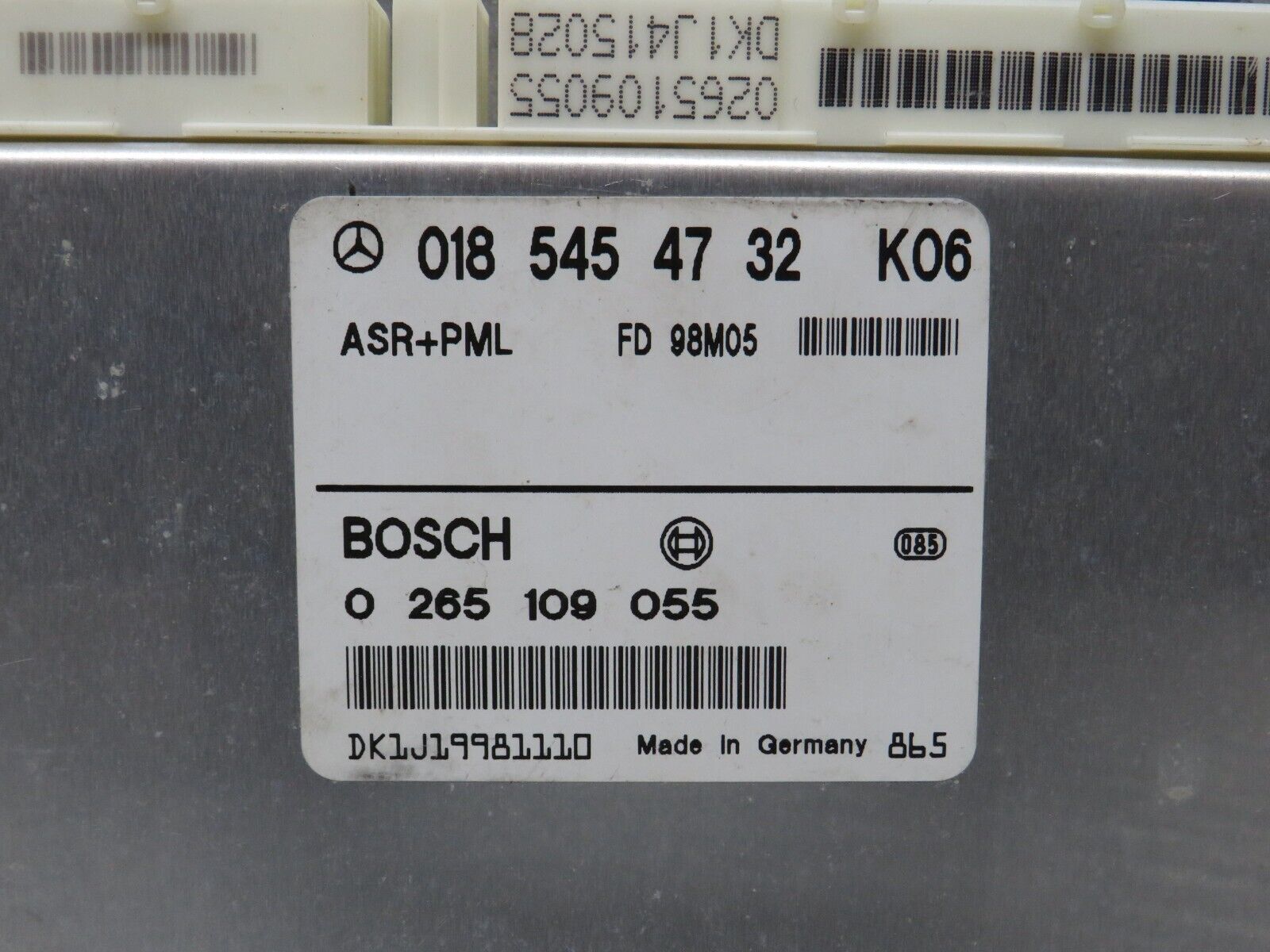 24697 Mercedes-Benz W140 S320 ASR + PML Control Unit 0185454732 0265109055