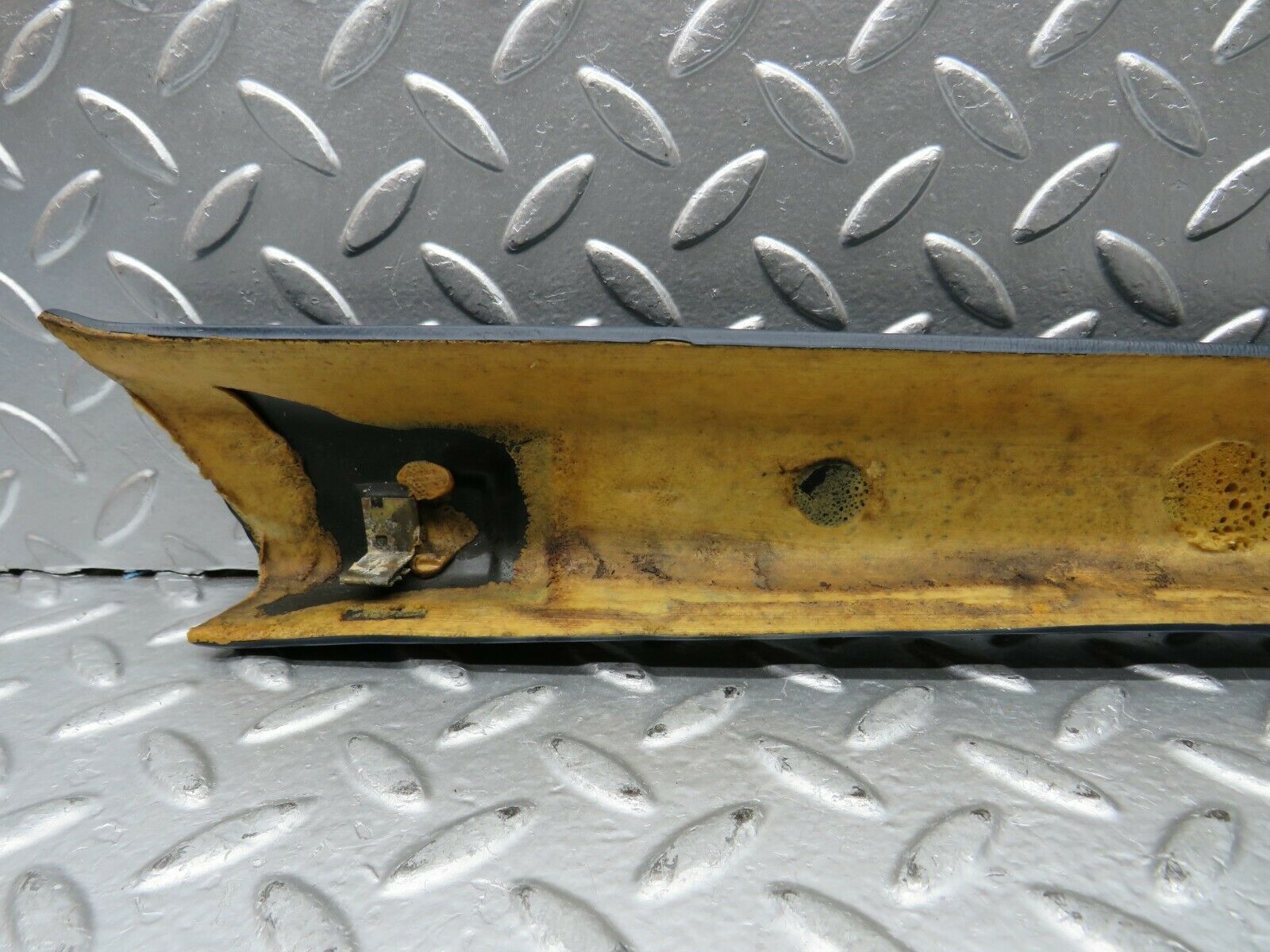 22943 Mercedes-Benz C123 230CE Coupe A Pillar Cover Trim Left Side Blue