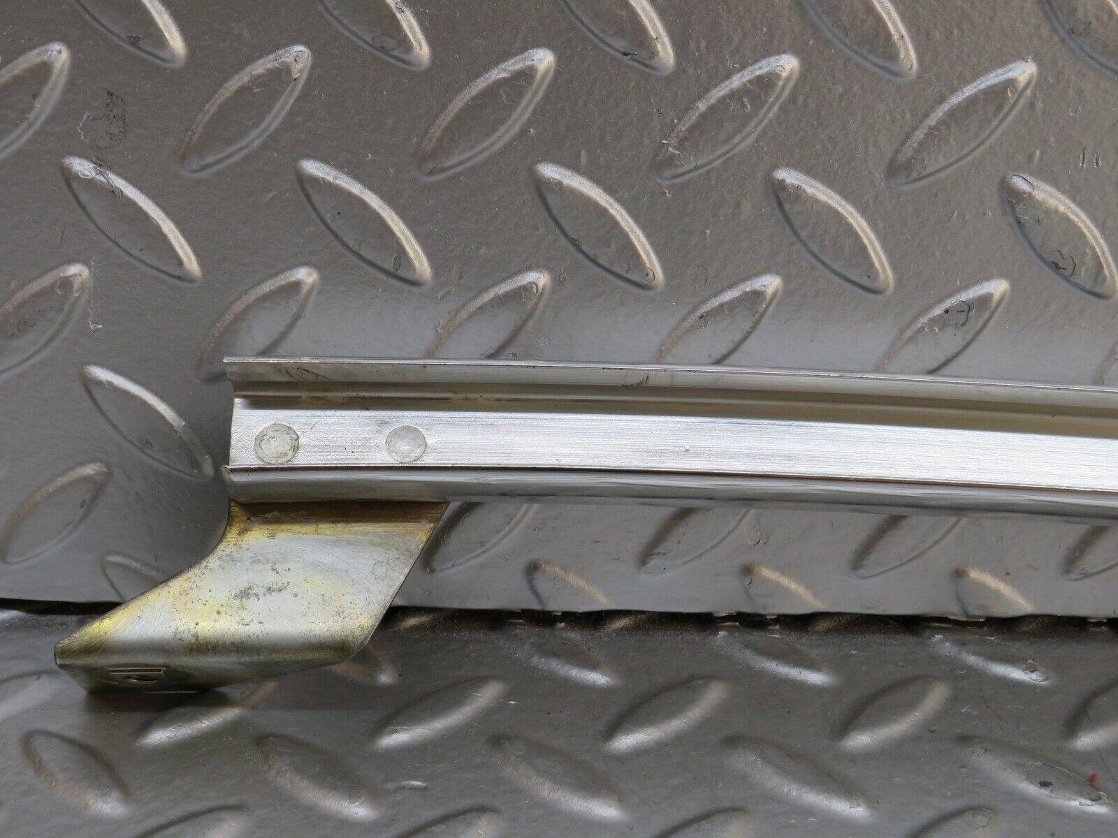 28277 Mercedes-Benz S123 240D Wagon Rear Right Chrome Window Channel