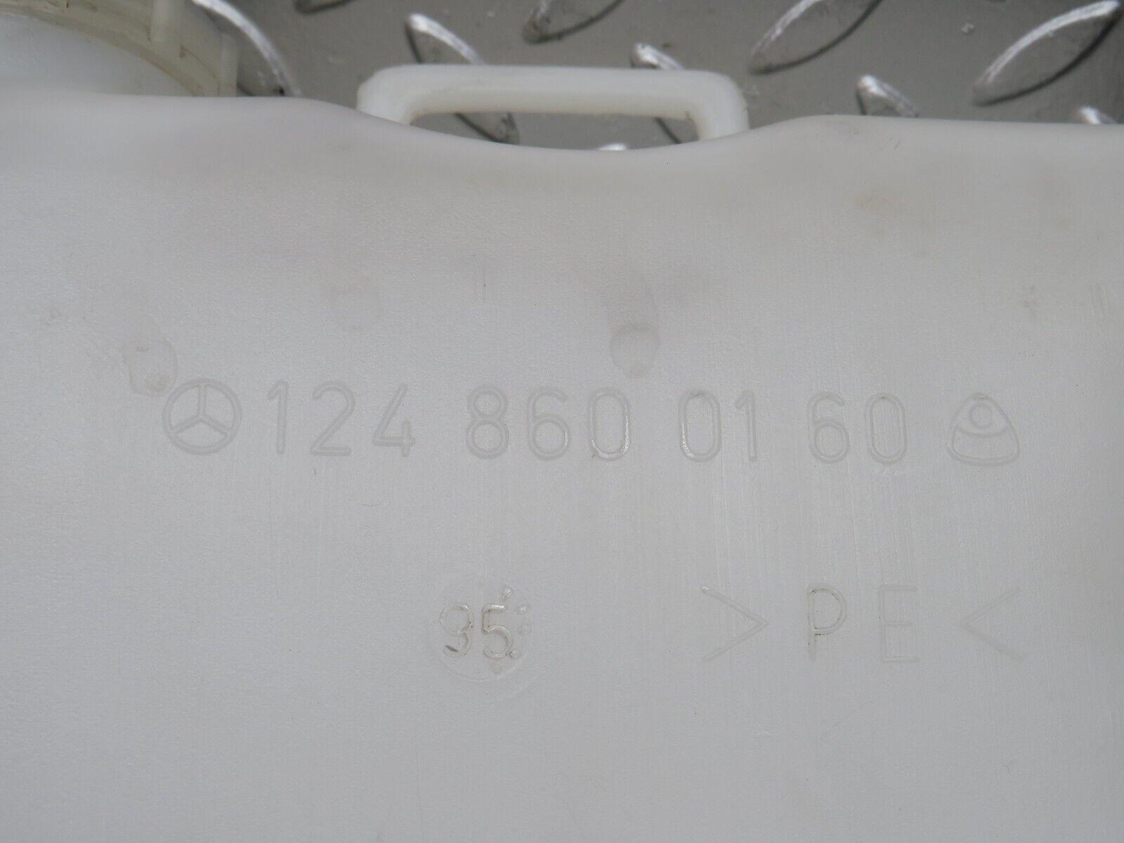 27597 Mercedes-Benz S124 300TE Rear Windscreen Washer Reservoir 1248600160