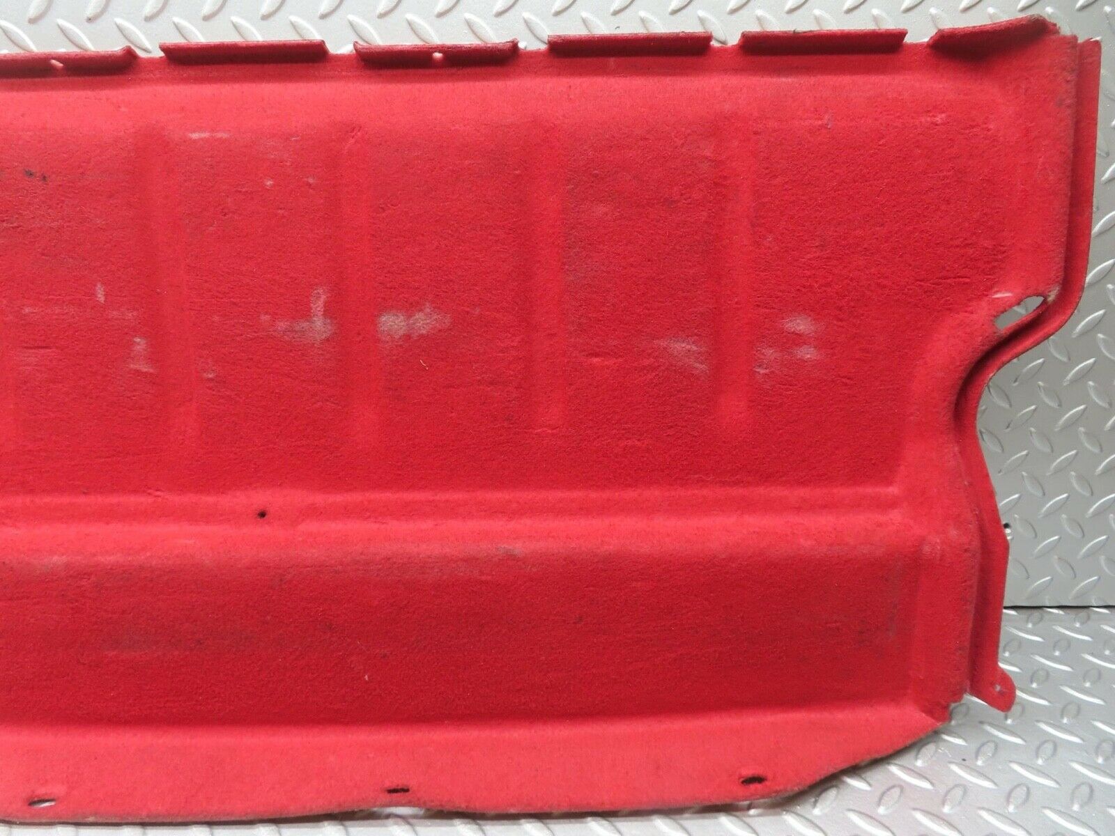 11860 Mercedes-Benz R129 300SL Coupe Trunk Carpet Fuel Tank Cover Red