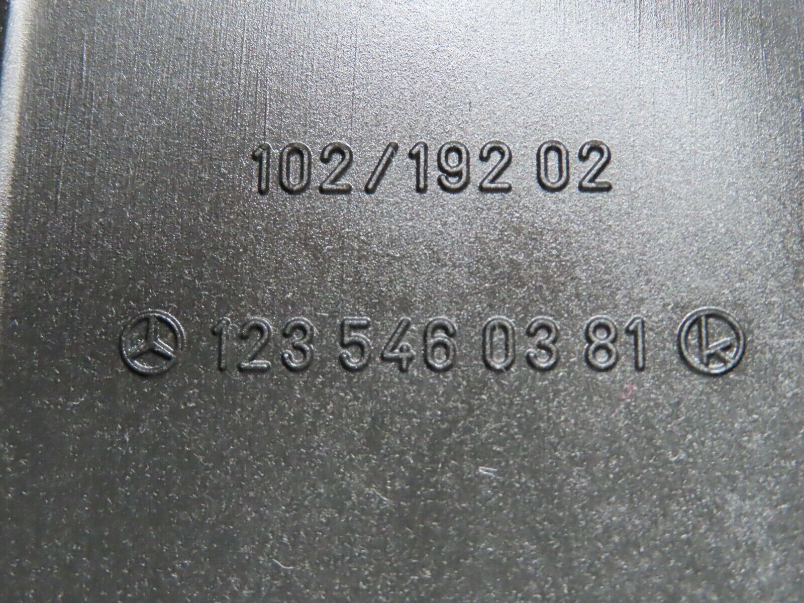 21176 Mercedes-Benz W123 230E Under Dash Plastic Cover Right Side 1235460381