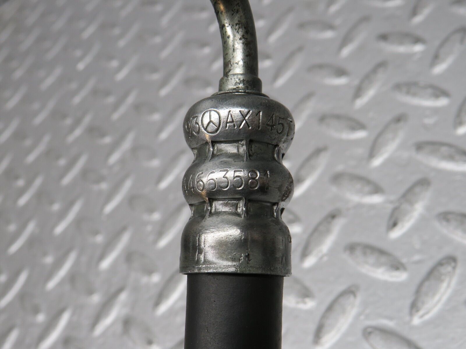 38158 Mercedes-Benz A124 320E Cabriolet Power Steering Hose Pipe 1244663581