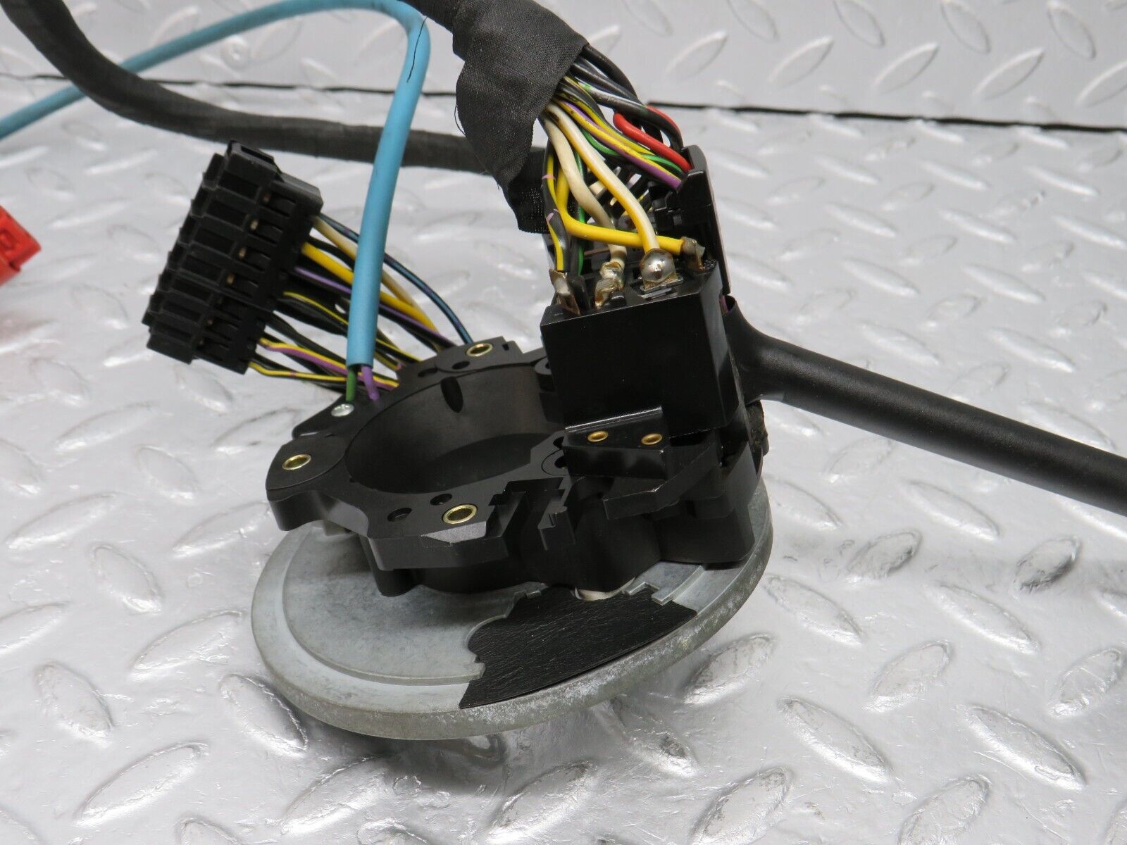 38768 Mercedes-Benz W201 190E 2.6L Indicator Wiper Stalk & Contact Plate 2015400544 1244620597