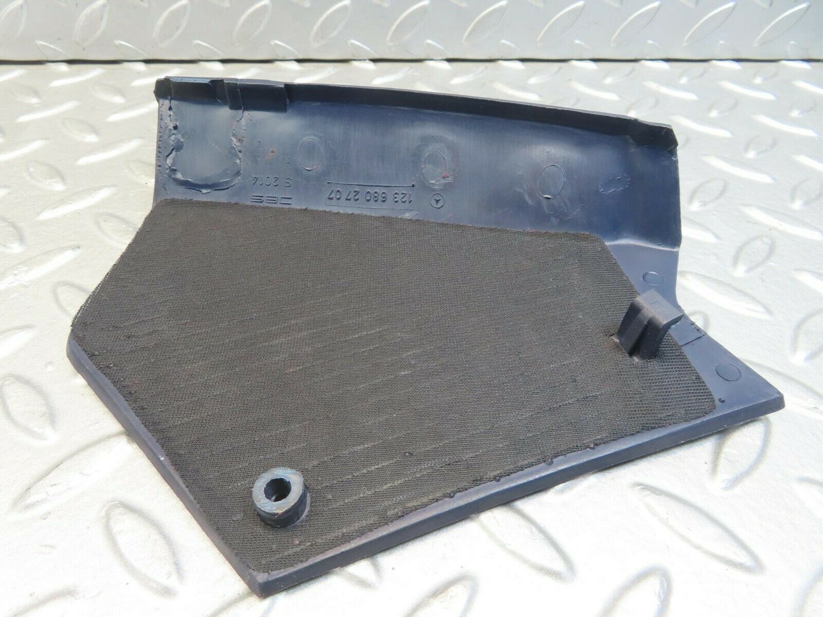 11491 Mercedes-Benz C123 230CE Coupe Front Right Speaker Cover Blue 1236802707