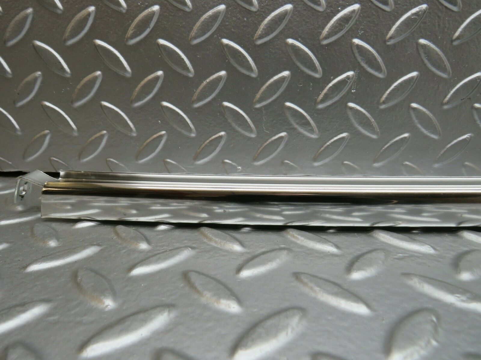 24020 Mercedes-Benz W123 280E Rear Left Door Chrome Window Channel