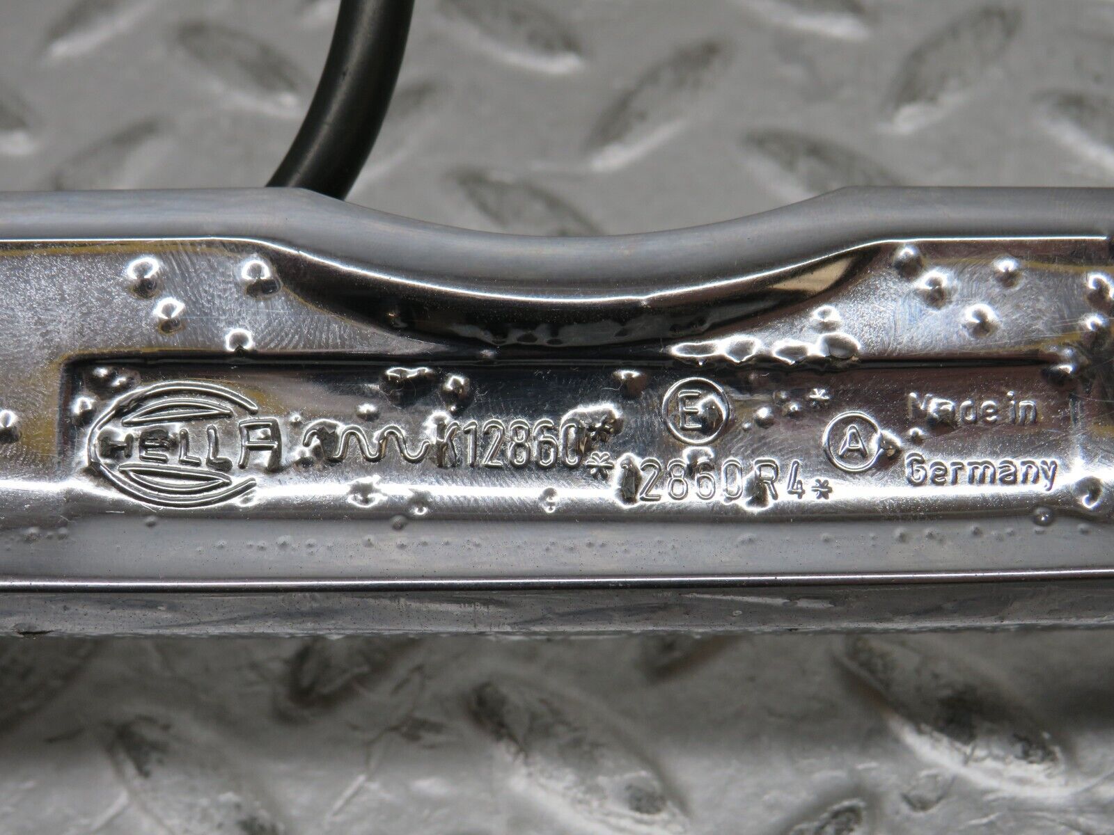 37407 Mercedes-Benz W109 300SEL number Plate Light Trunk Chrome Hella K12860