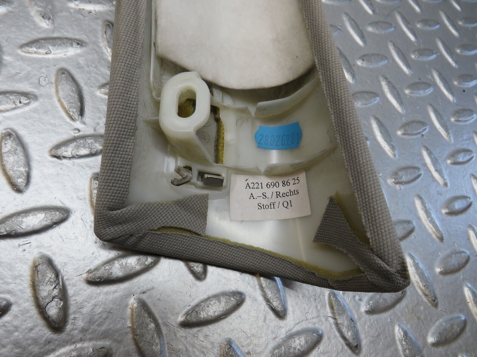 35211 Mercedes-Benz W221 A Pillar Cover Right Side 2216908625