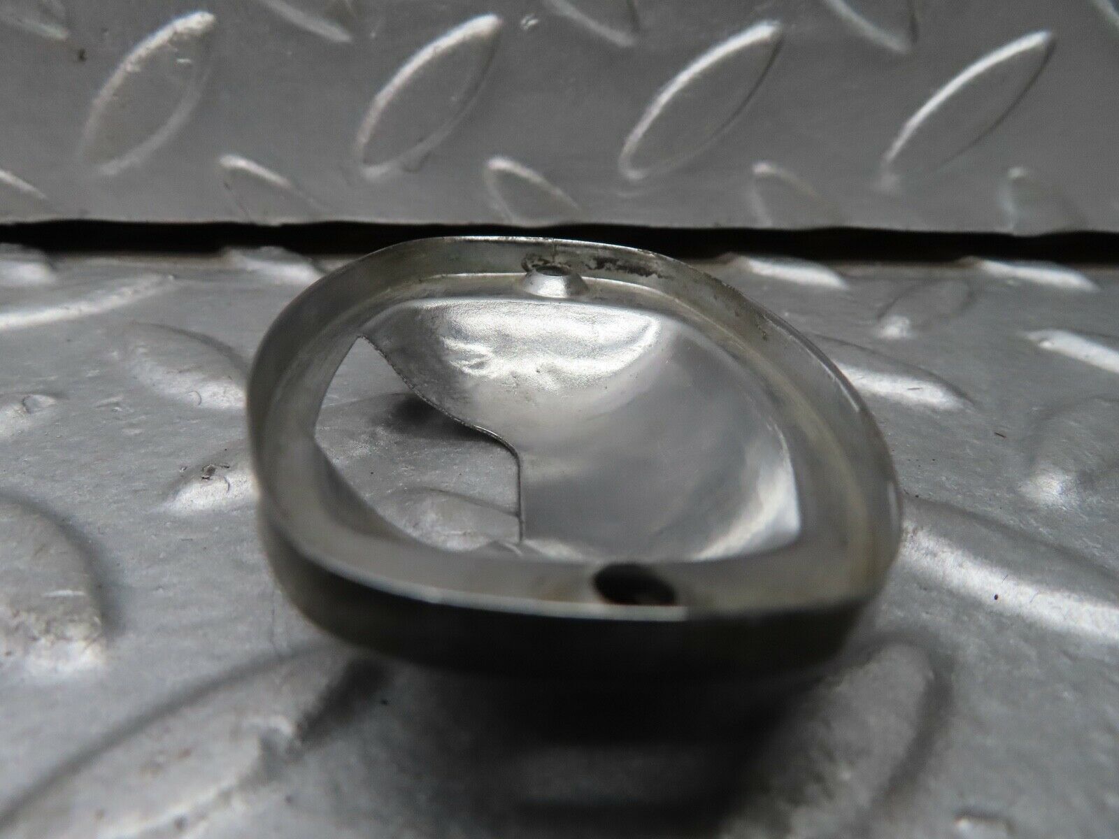 18685 Mercedes-Benz W120 W121 Ponton number Plate Light Chrome Cover