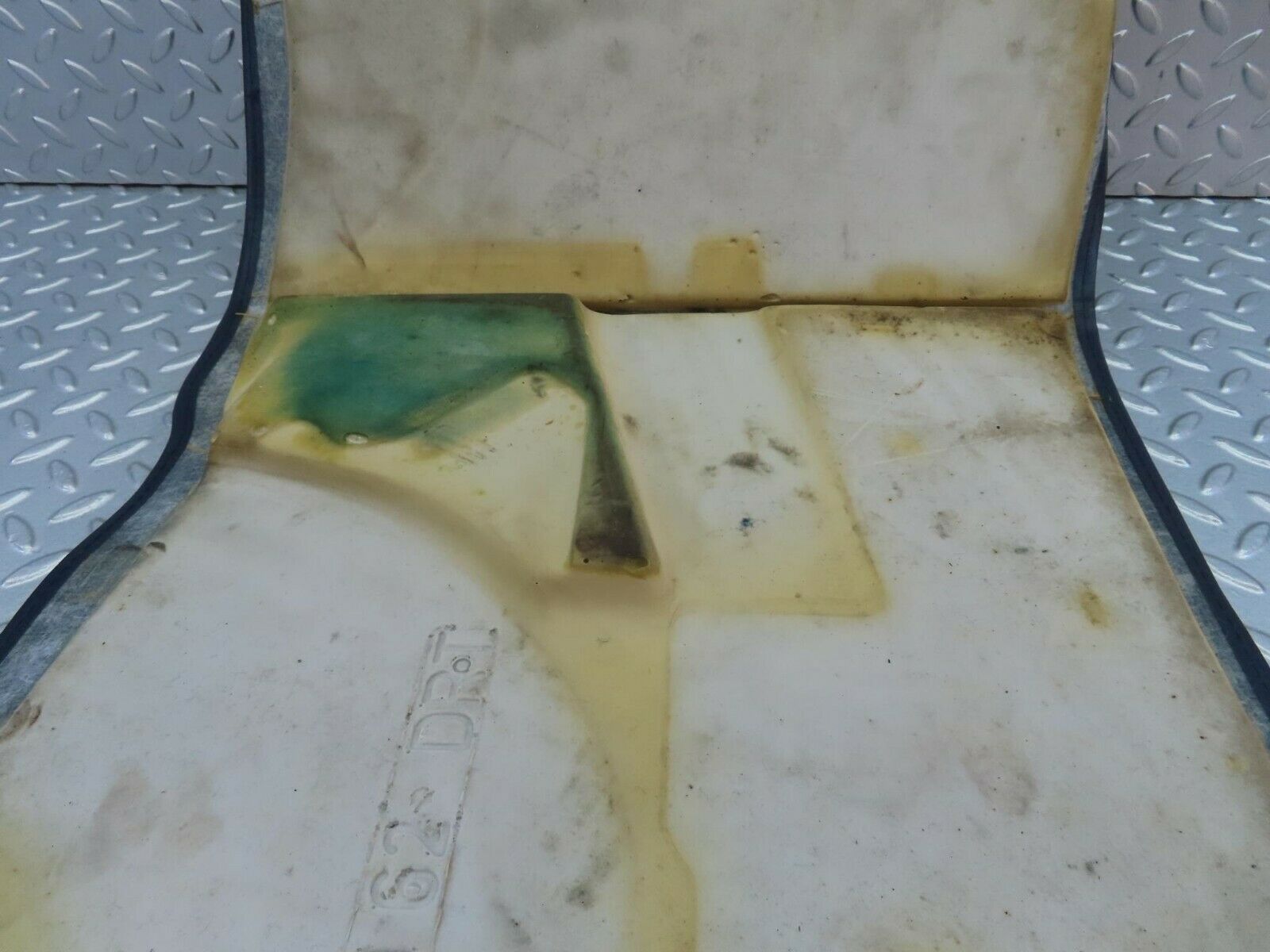 10417 Mercedes-Benz W201 190E Front Left Floor Carpet Blue 2016806962