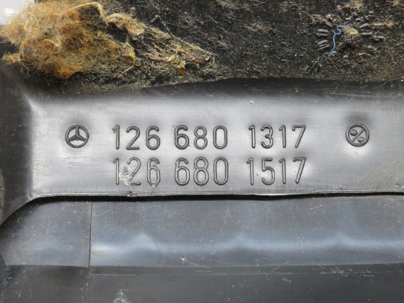 34394 Mercedes-Benz C126 380SEC Coupe Under Dash Panel Left Side 1266801317