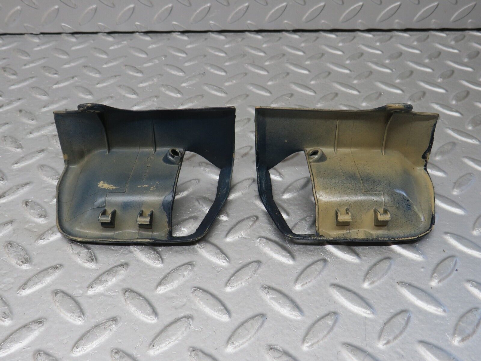 36840 Mercedes-Benz R129 300SL-24 Front Left Seat Release Trim 2x Blue 1299190920 1299191020