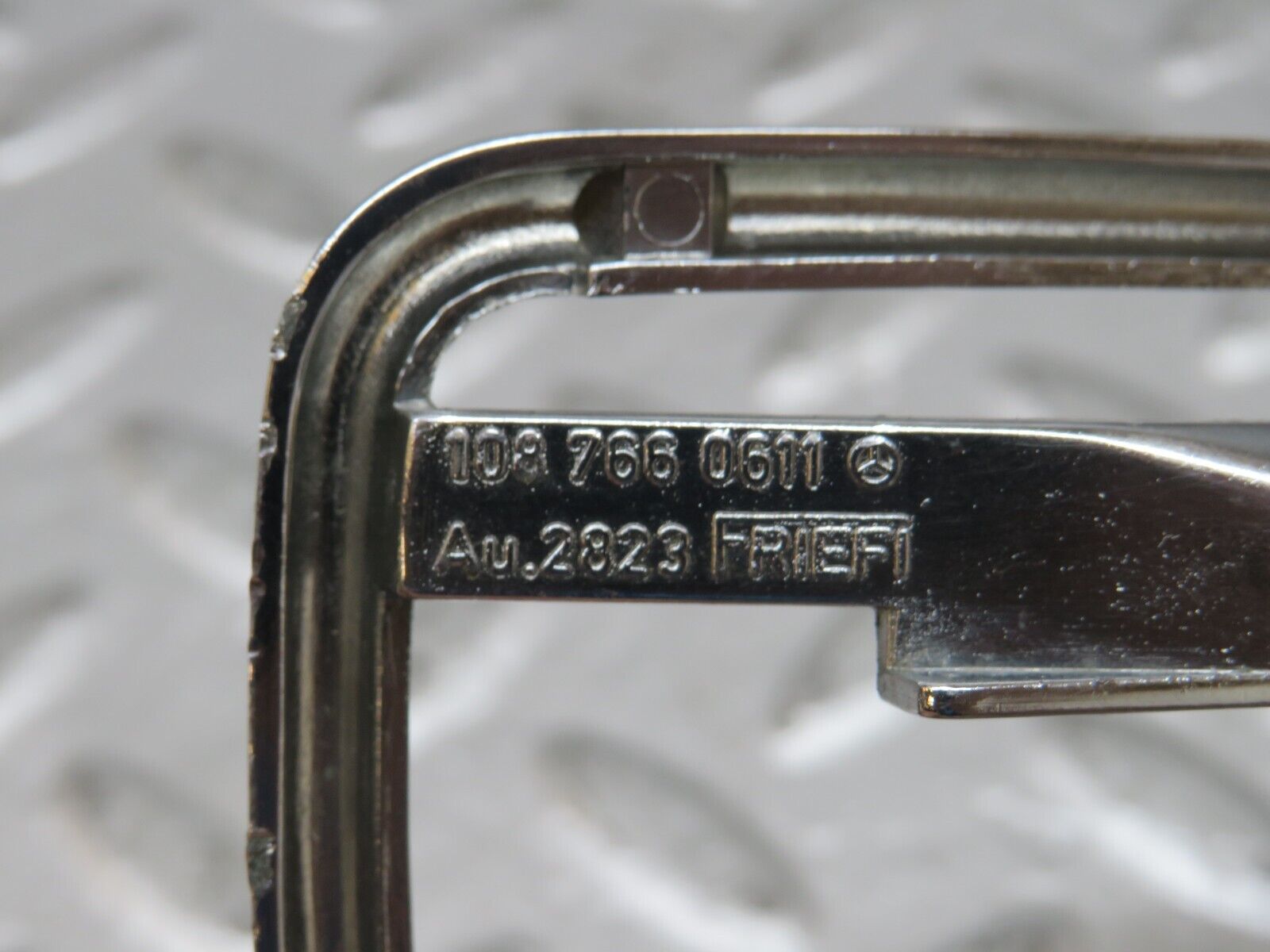 26796 Mercedes-Benz W123 240D Chrome Frame For Door Opener Right 1087660611