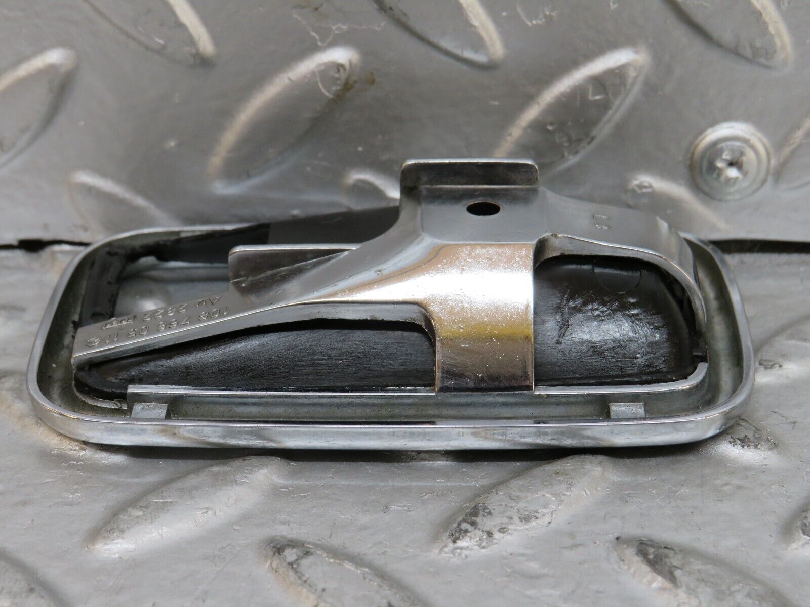 28295 Mercedes-Benz S123 240D Chrome Frame For Door Opener Left 1087660511