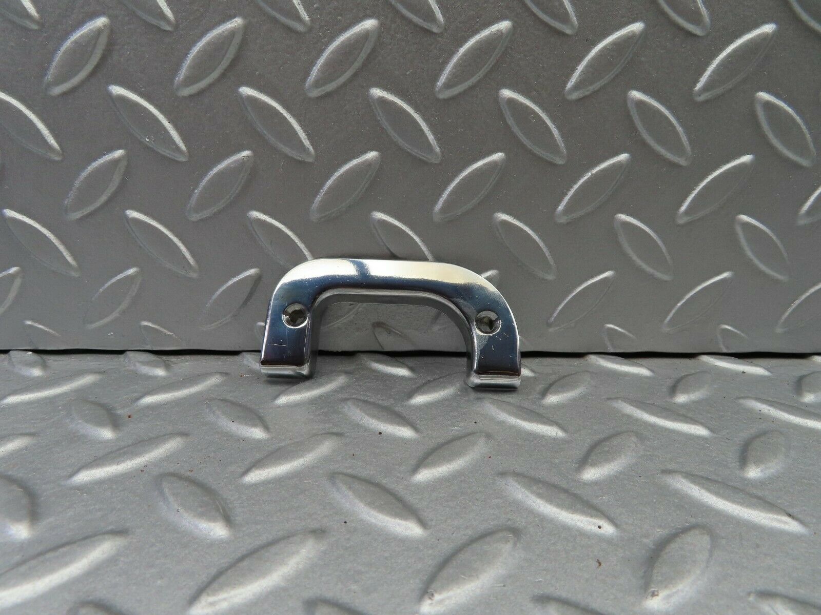 5839 Mercedes-Benz W123 200 Right Interior Chrome Door Latch Trim 1237230224