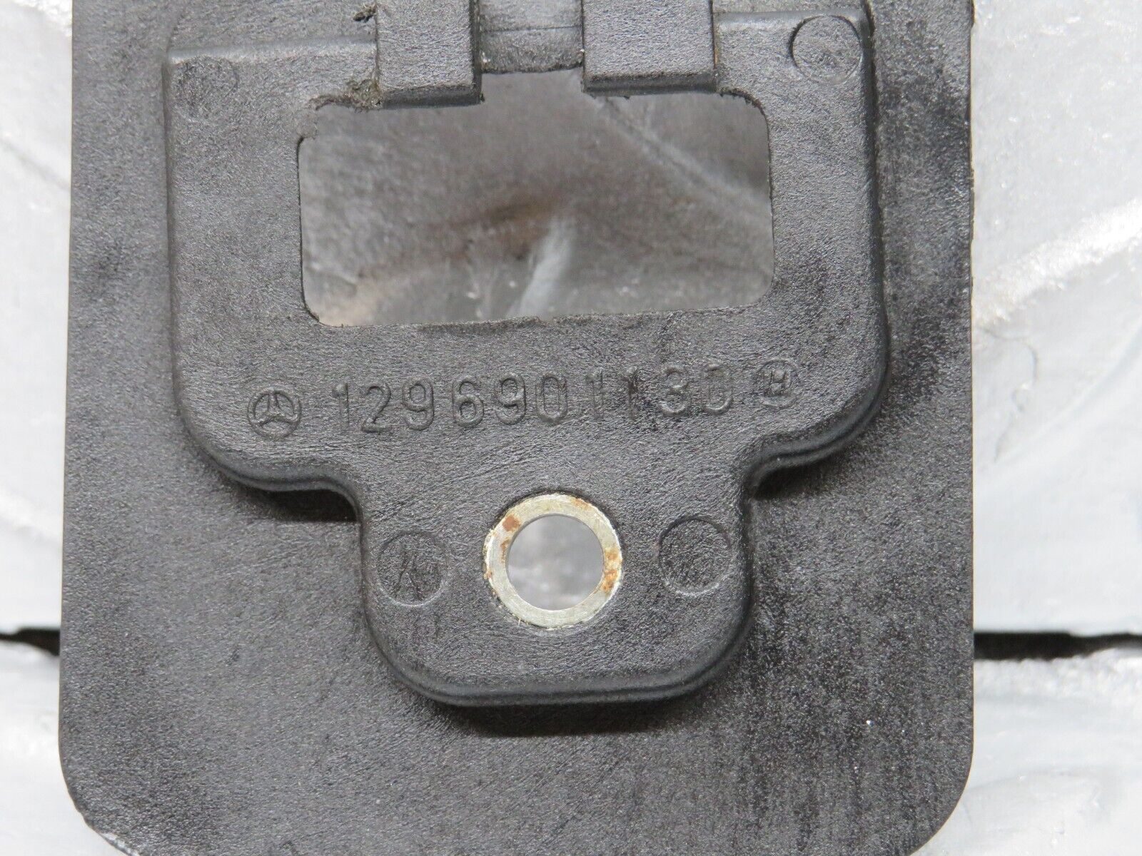 38346 Mercedes-Benz R129 280SL Coupe Roof Lock Cover Trim Pair 1296901130 1296901230