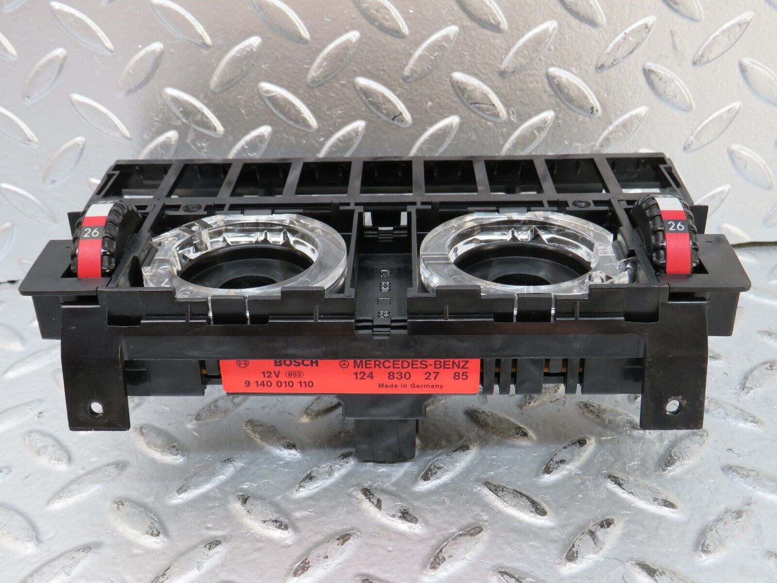 26542 Mercedes-Benz C124 220CE Coupe Heater Control Unit Panel 1248302785