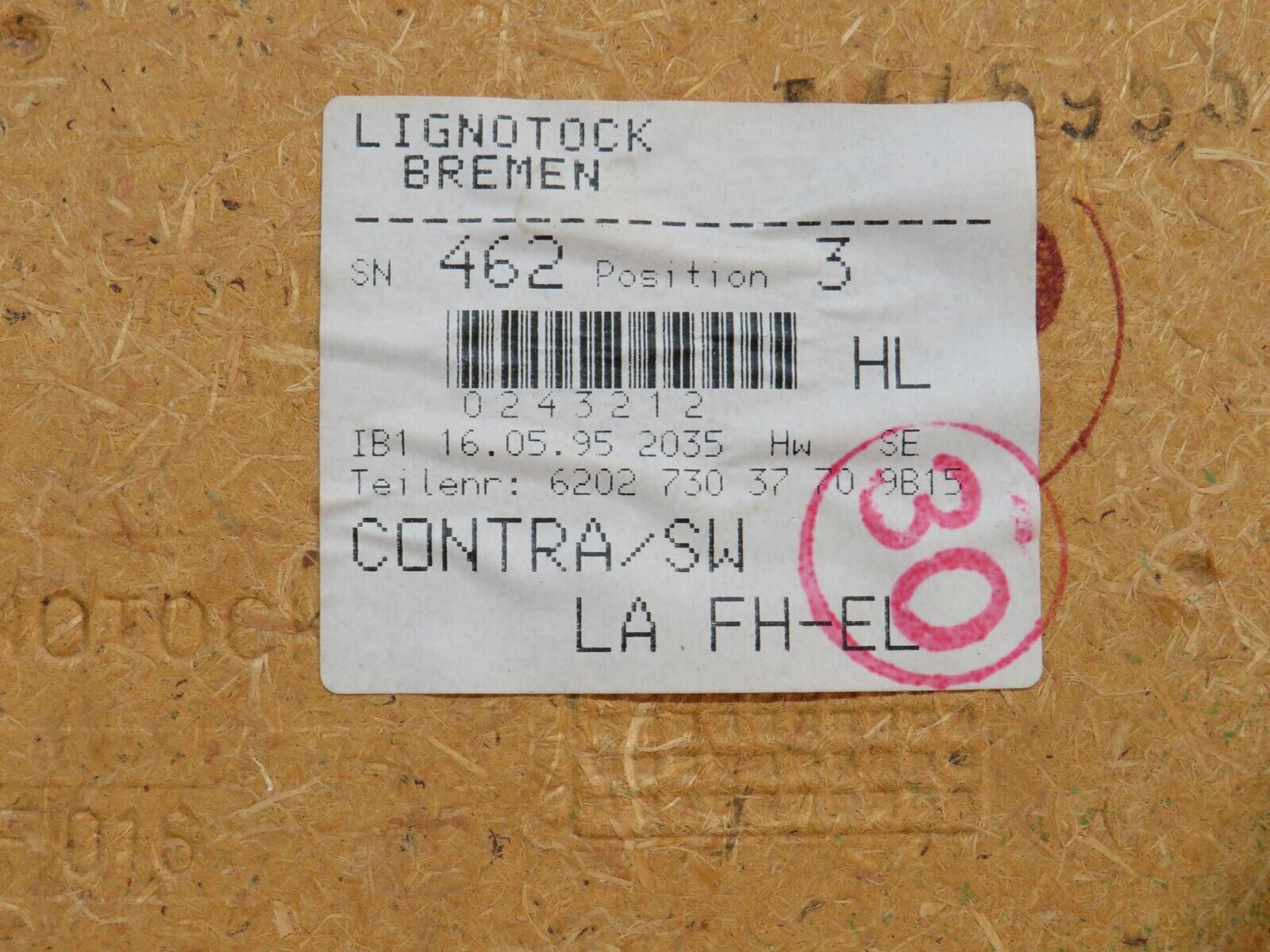 33356 Mercedes-Benz W202 C180 Rear Left Door Card 2027303770