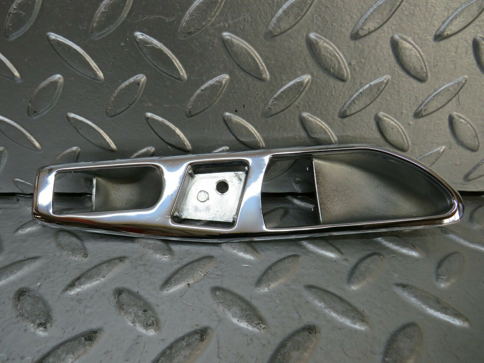 23734 Mercedes-Benz C107 450SLC Interior Door Handle Chrome Surround Left Side