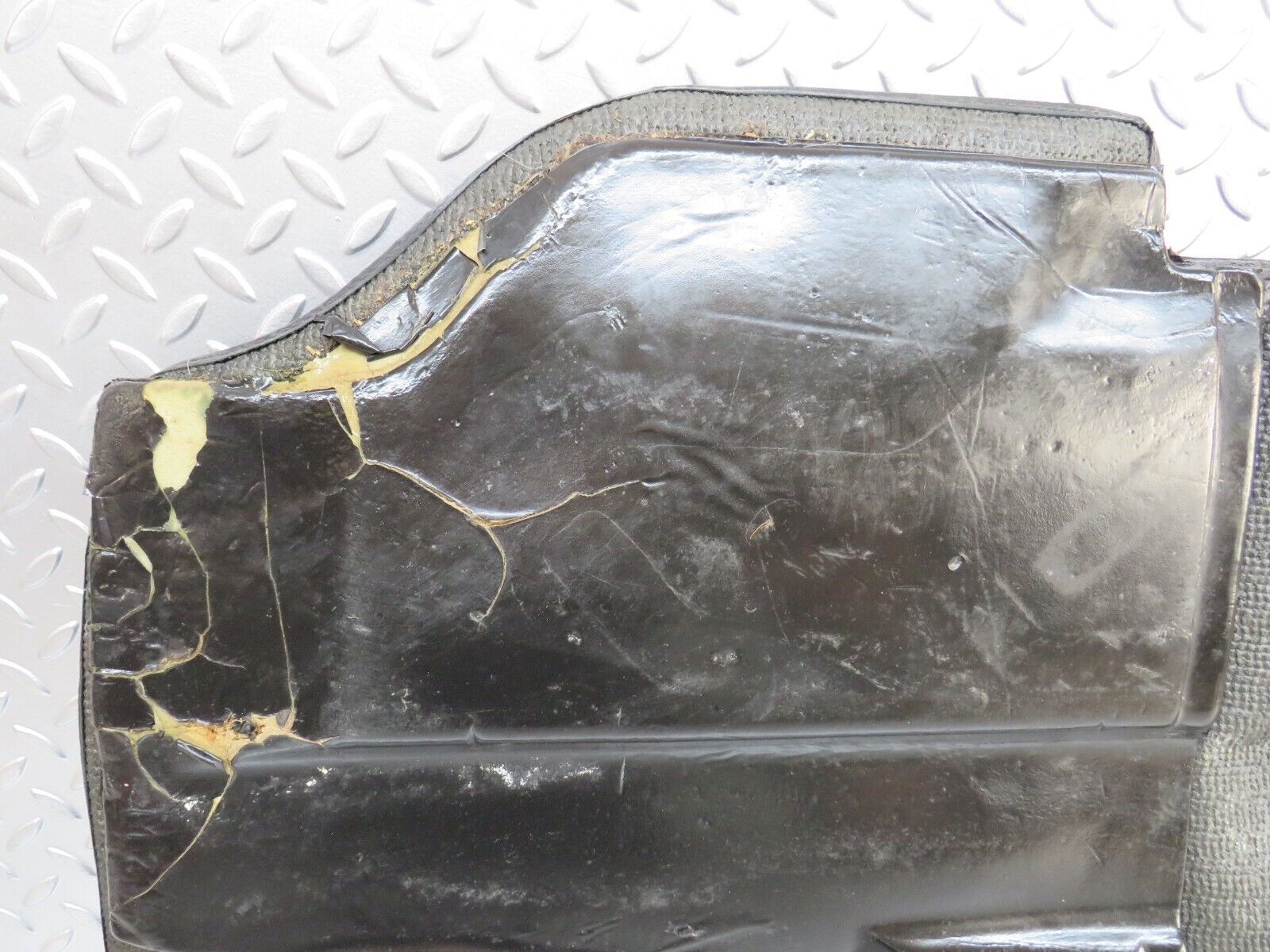 28218 Mercedes-Benz S123 240D Wagon Rear Left Floor Carpet Black 1236800197