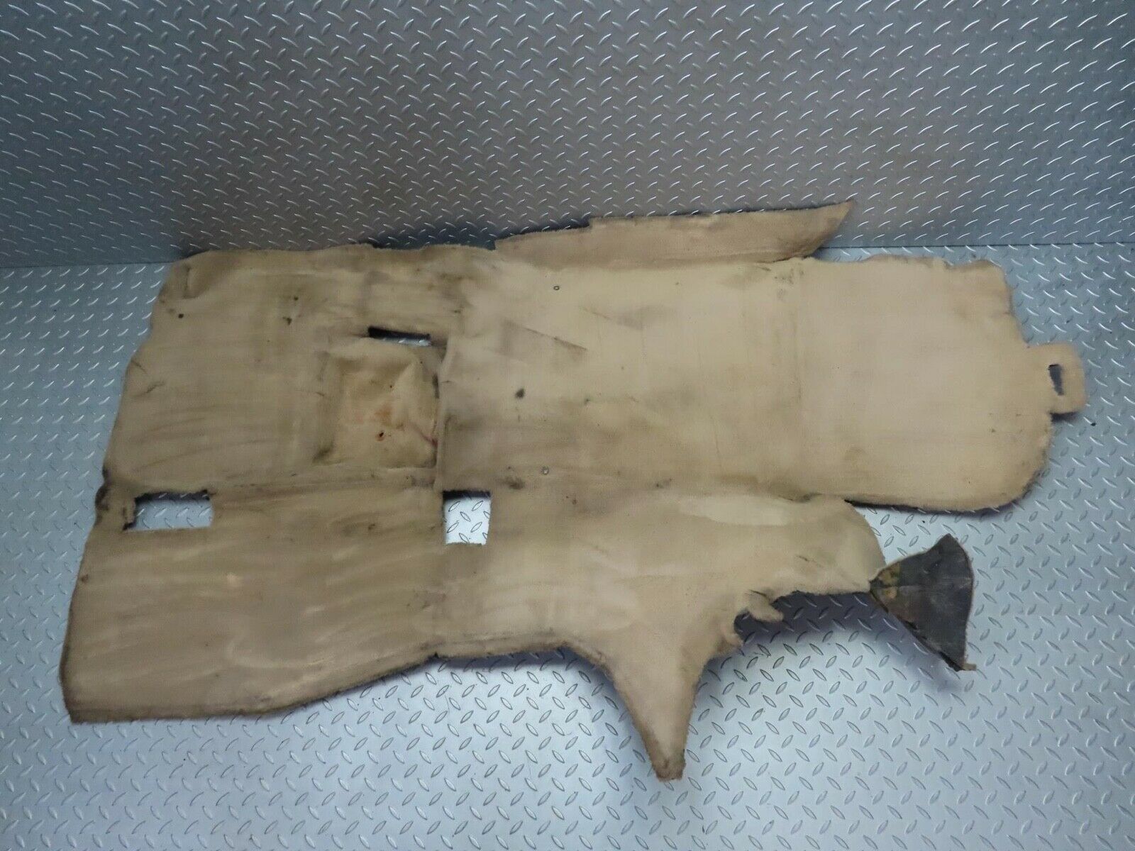 12548 Mercedes-Benz R129 300SL Coupe Front Left Floor Carpet Cream