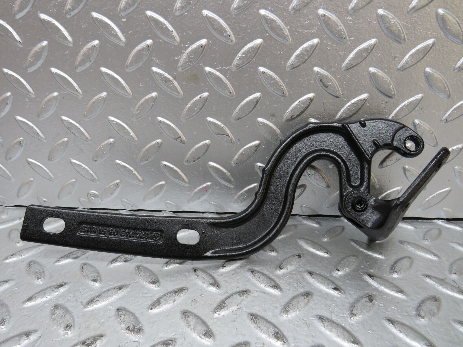 27743 Mercedes-Benz S124 300TE Trunk Lid Hinge Left Side 1247430351 1247430121