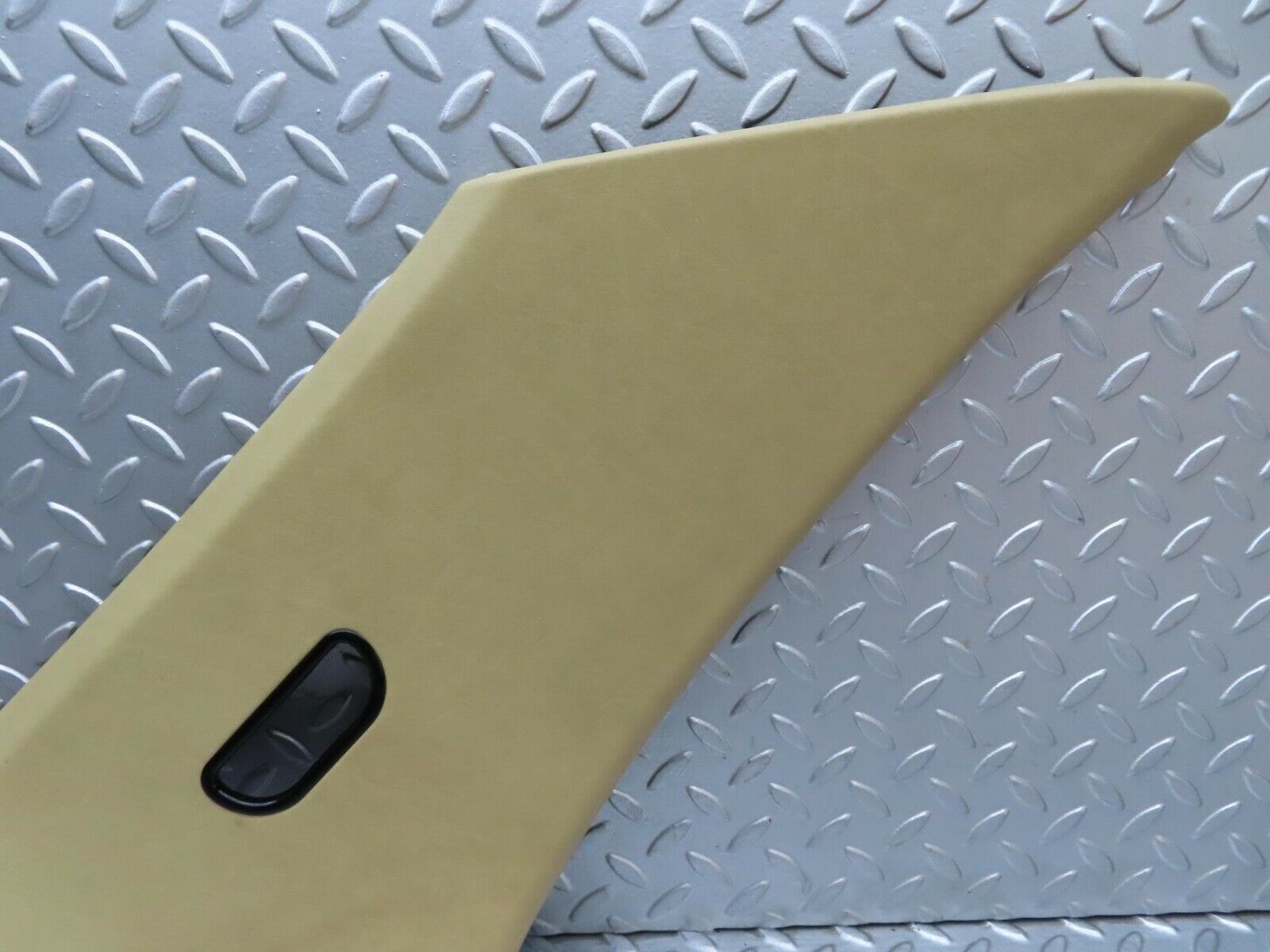 15313 Mercedes-Benz W123 230E C Pillar Cover Panel Left Beige 1236900325